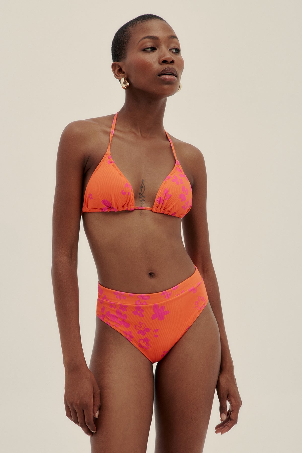 Blossom Red Triangle Top - Polonio