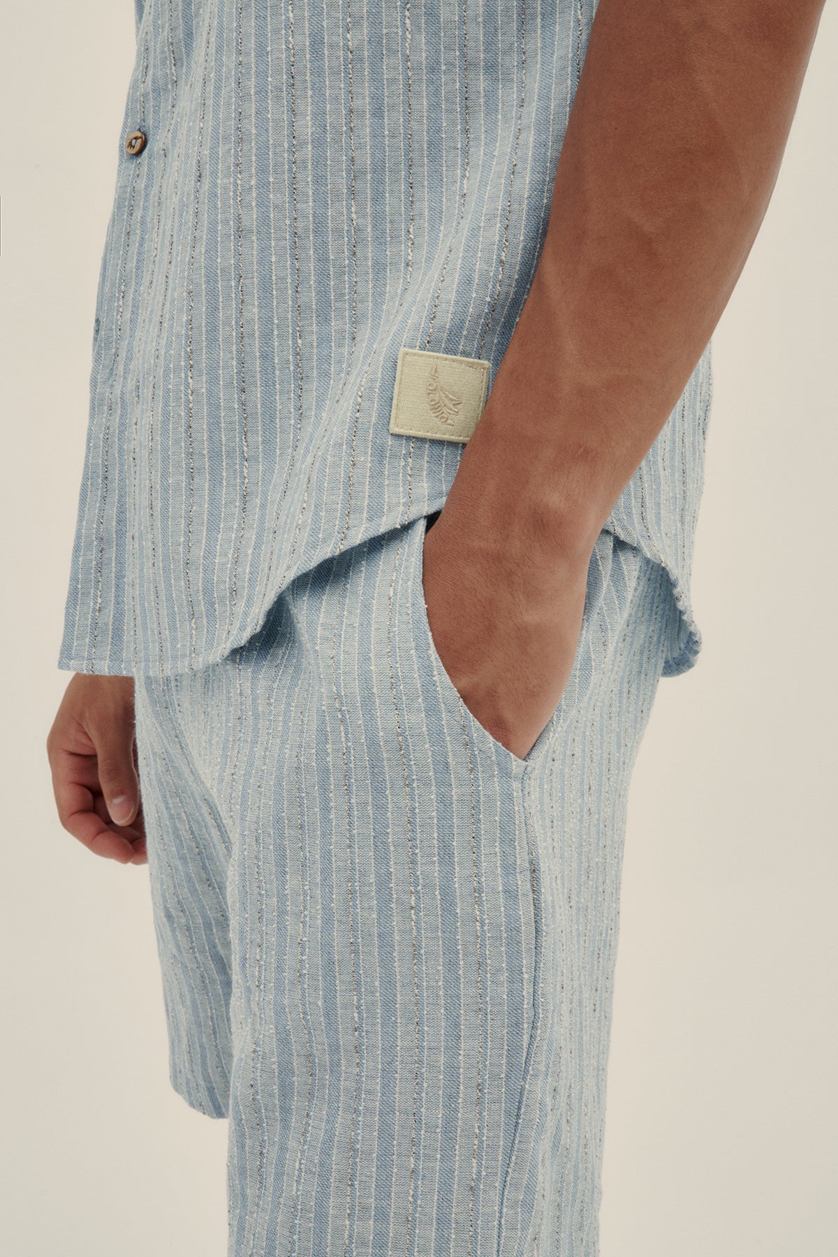 Blue Tonal Men Shorts - Polonio