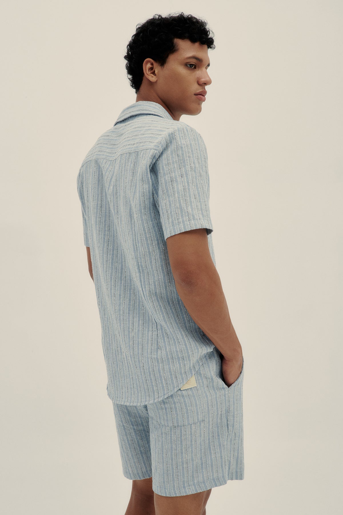 Blue Tonal Men Shorts - Polonio