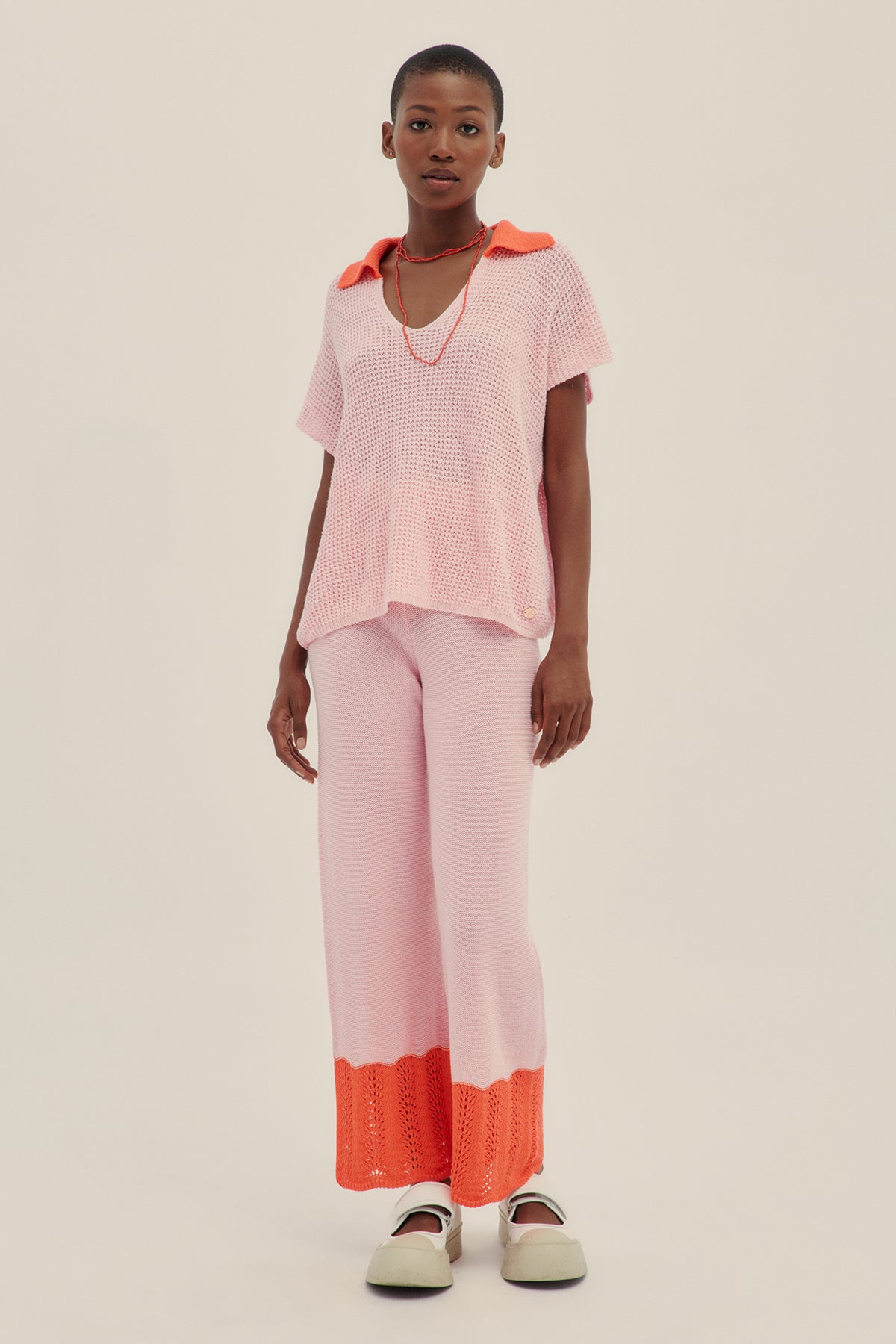 Bubblegum Lu Knit Top - Polonio
