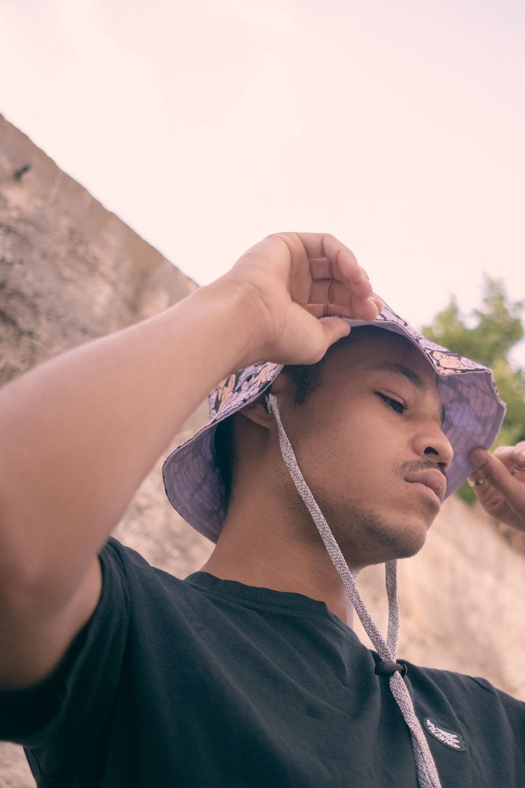 Lila Bucket Hat Reversible