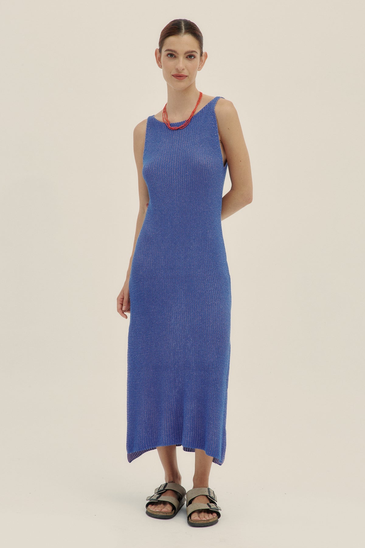 Cabo Blue Eli Knit Dress - Polonio