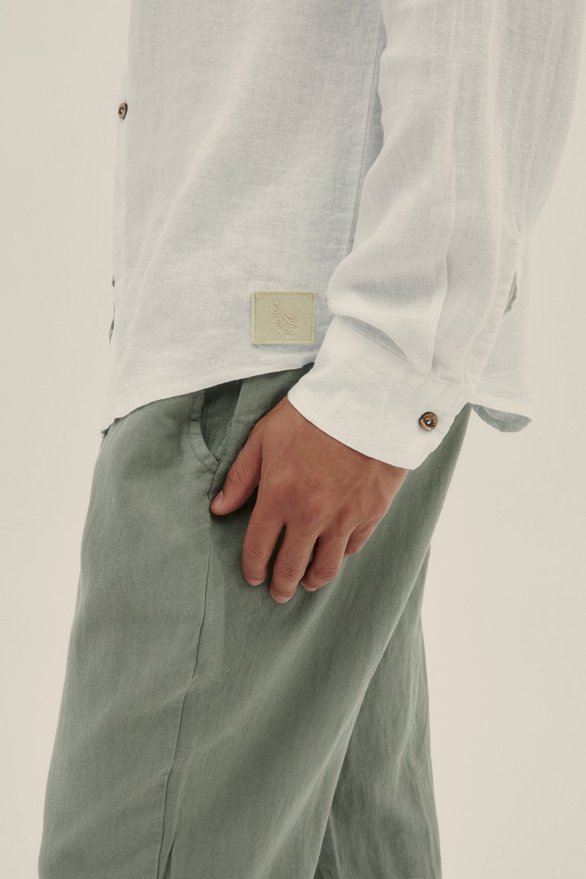 Casapueblo Long Sleeve Linen Shirt - Polonio