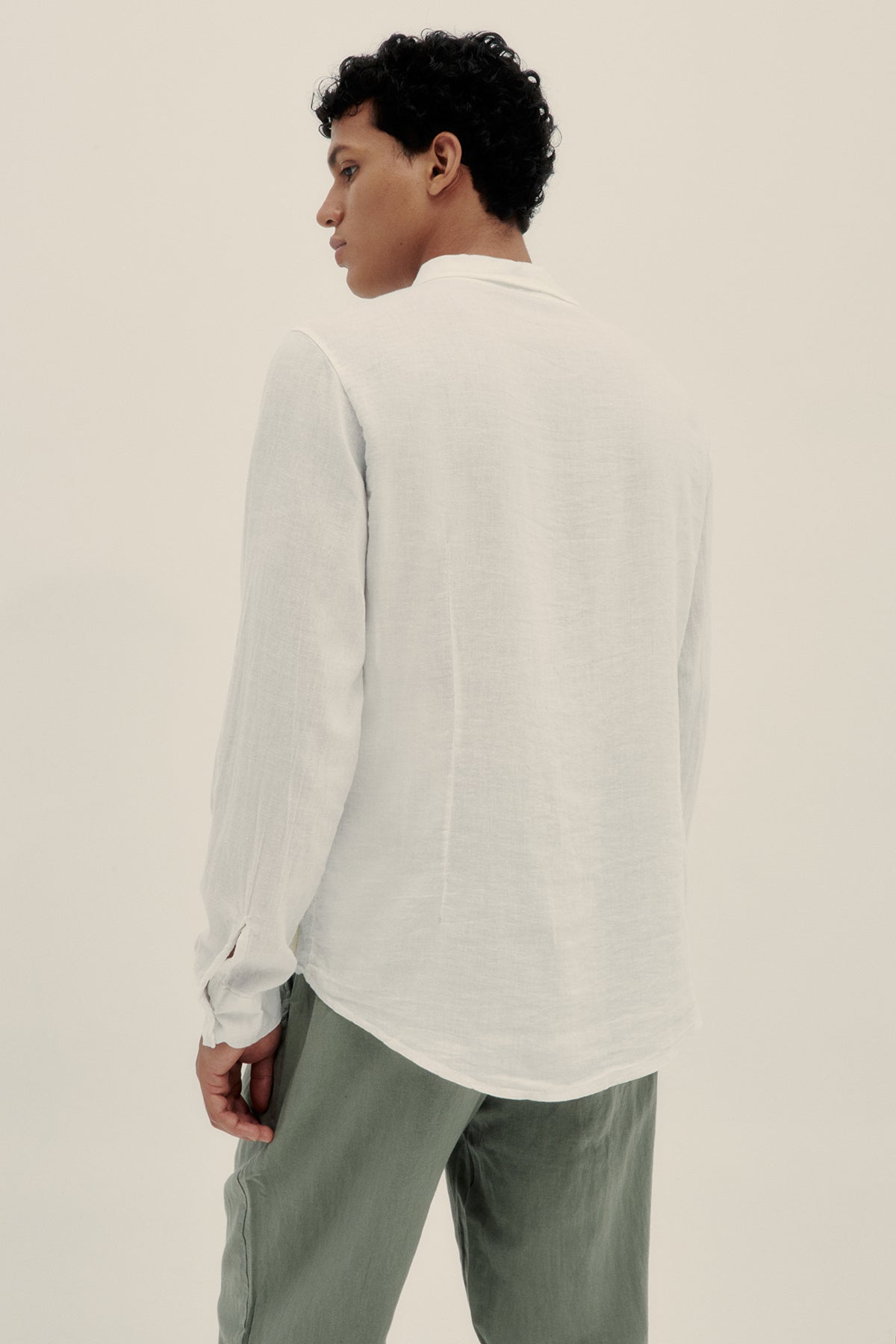 Casapueblo Long Sleeve Linen Shirt - Polonio