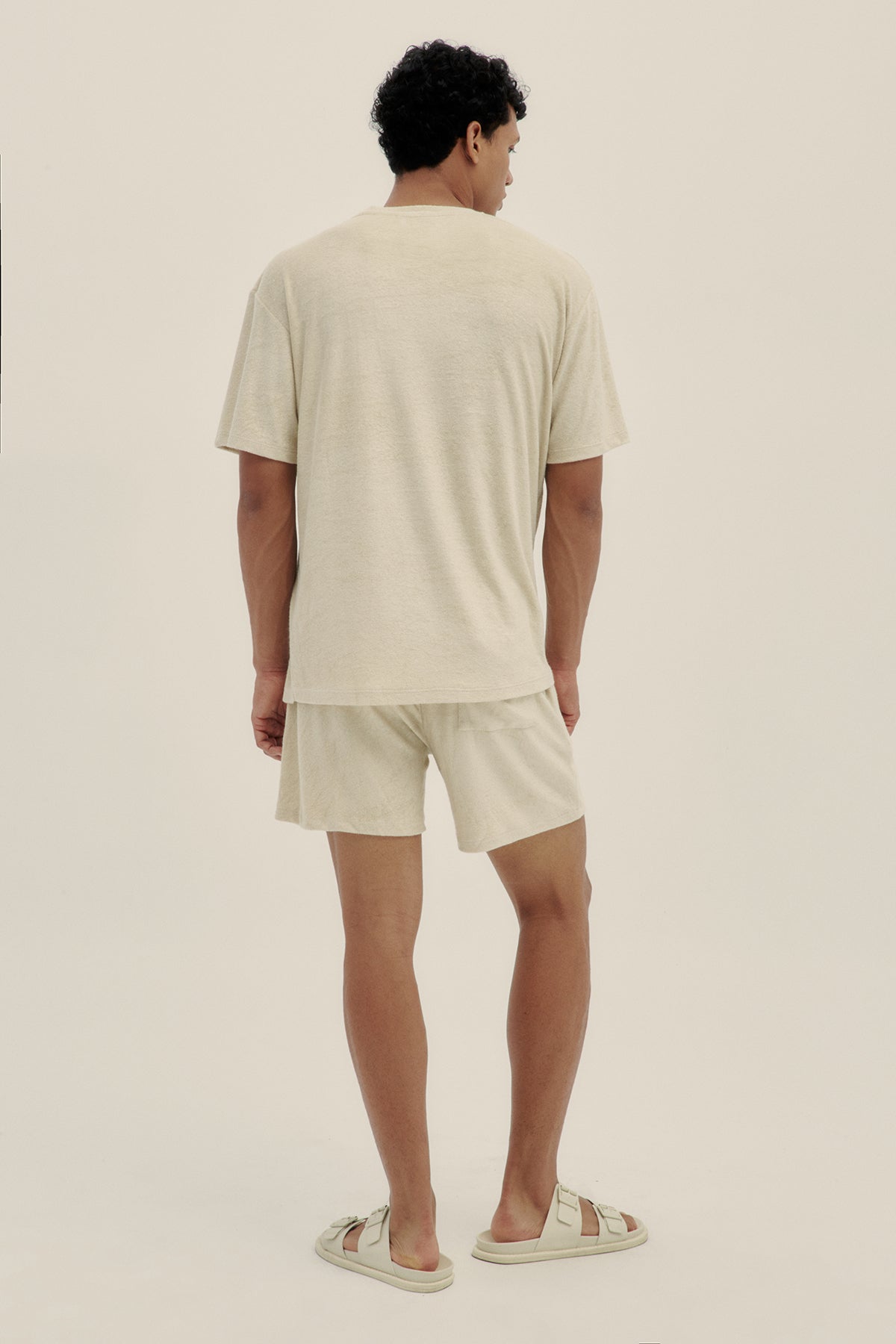 Cream Towel T-Shirt - Polonio