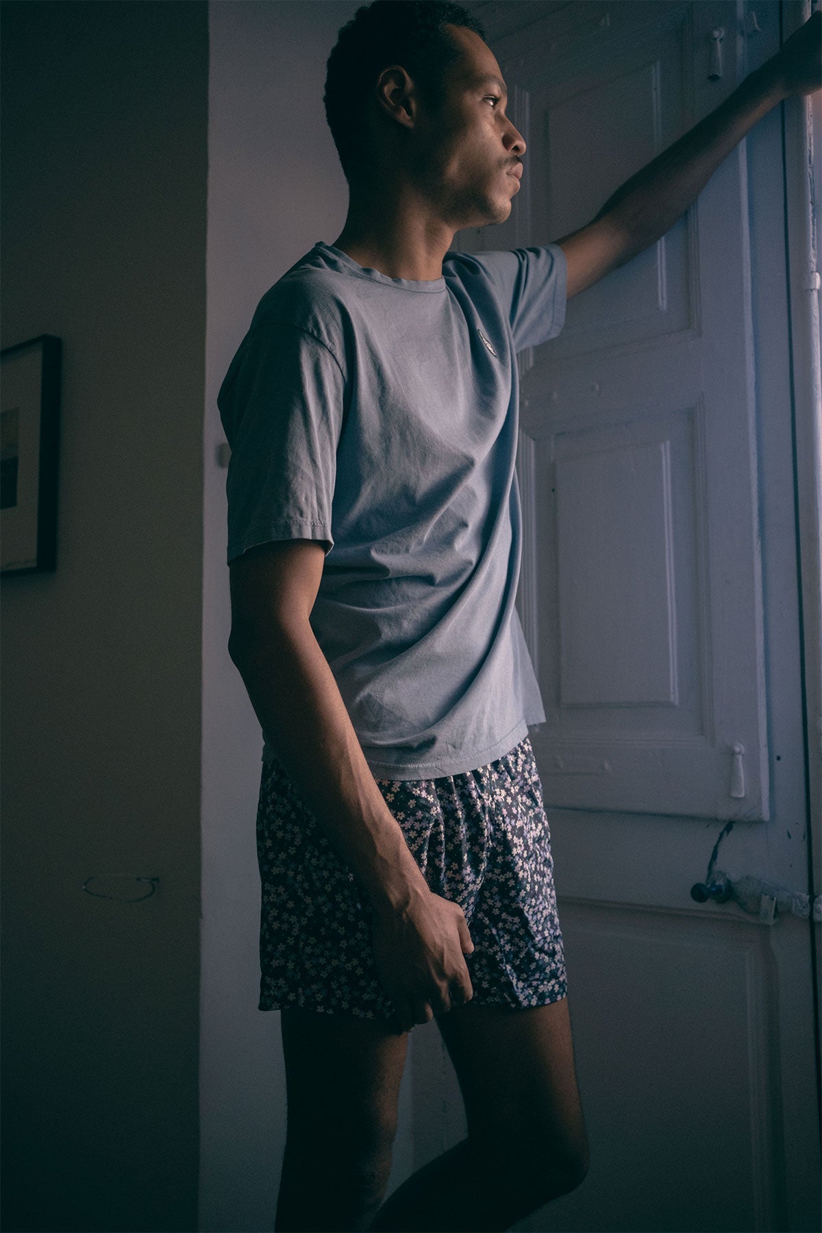 Denim T-Shirt Algodón Polonio