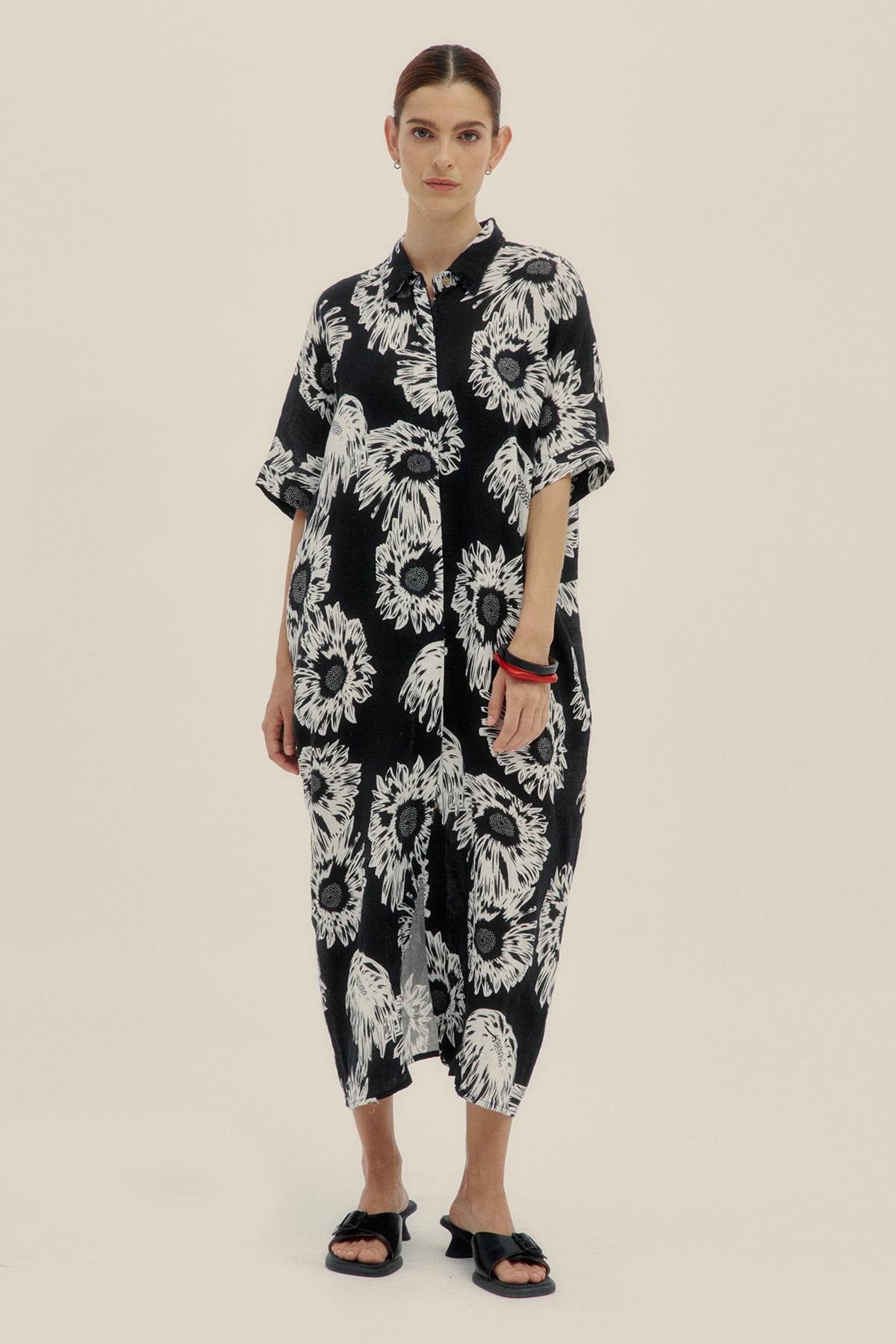 Jelly Black Marie Dress - Polonio