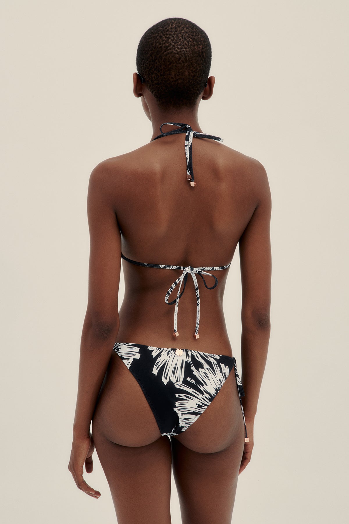 Jelly Black Triangle Bikini Top - Polonio