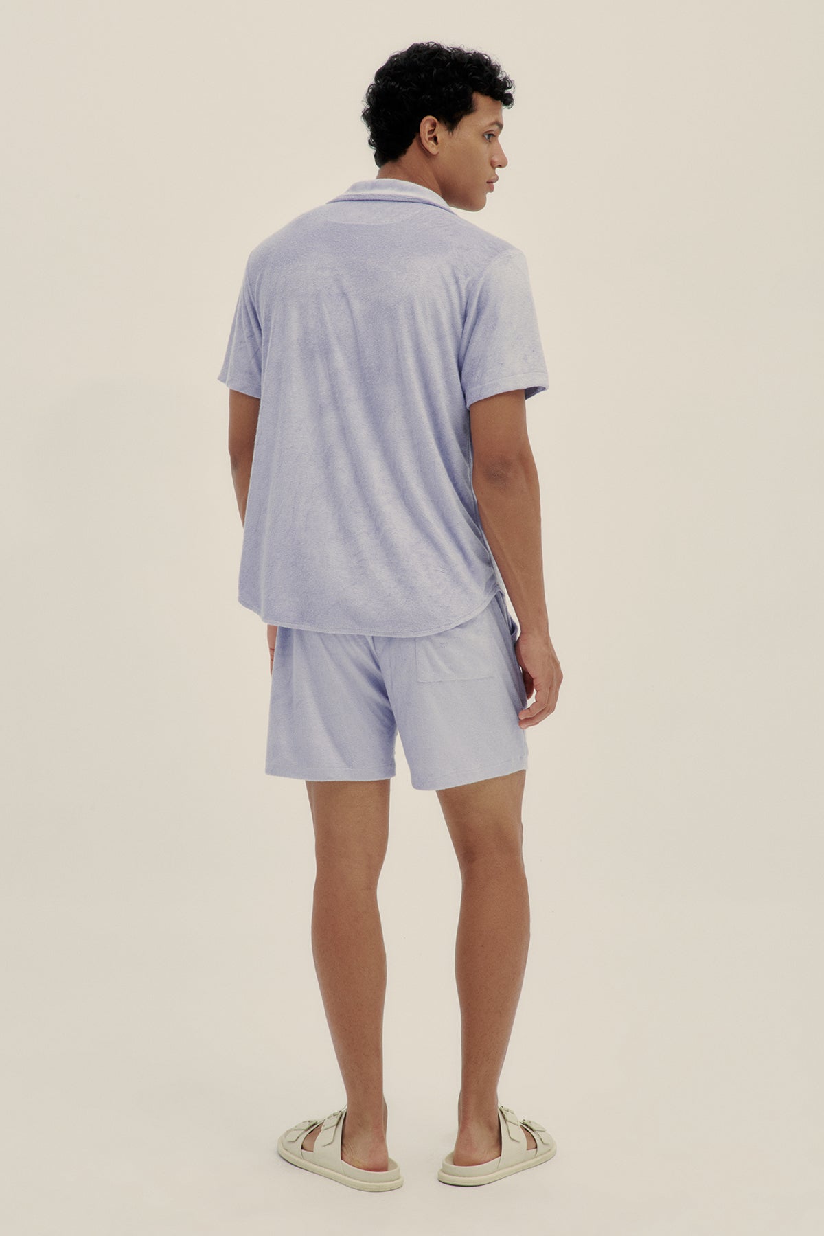 Lavender Towel Shorts - Polonio