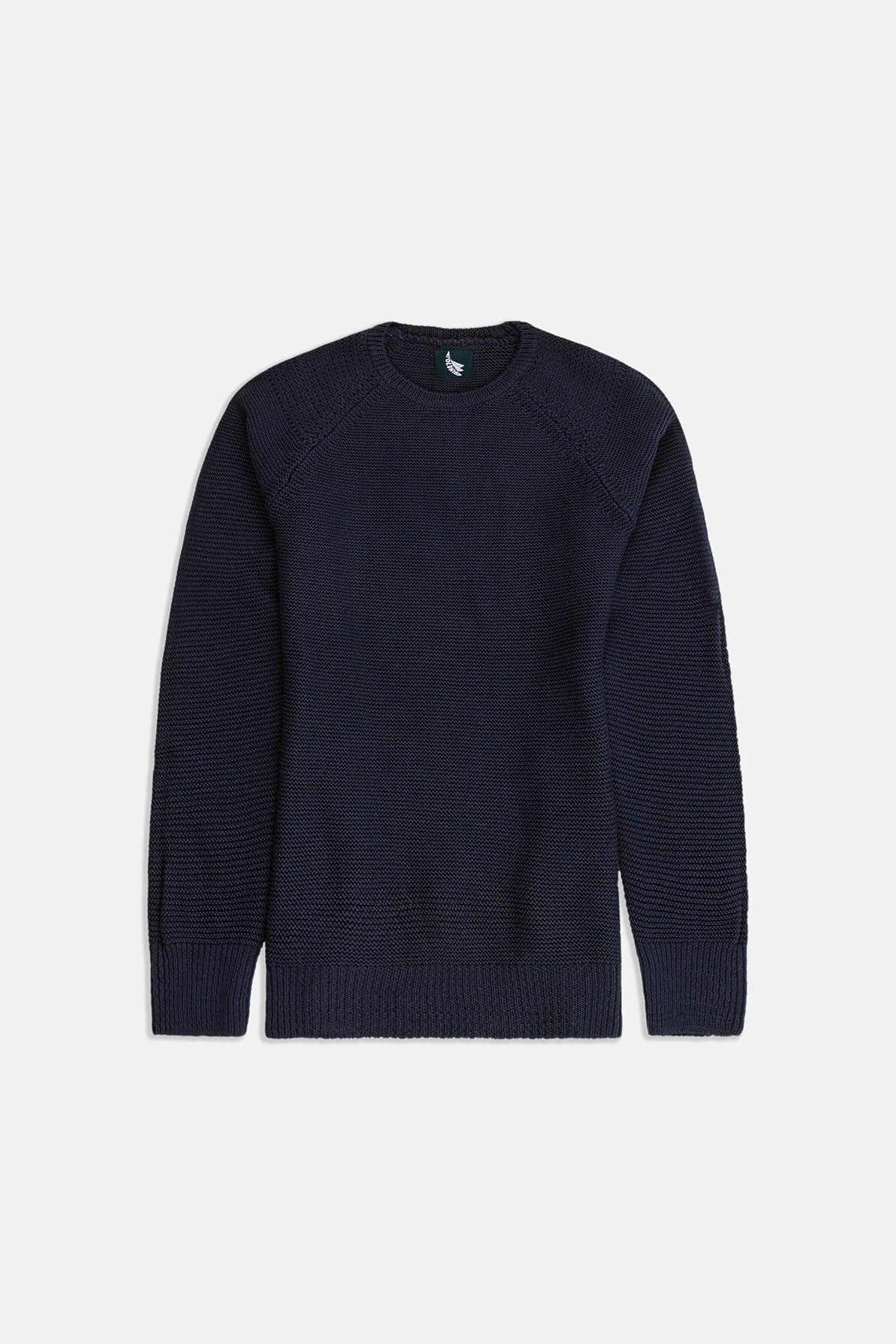 Navy Sweater Merino Crew