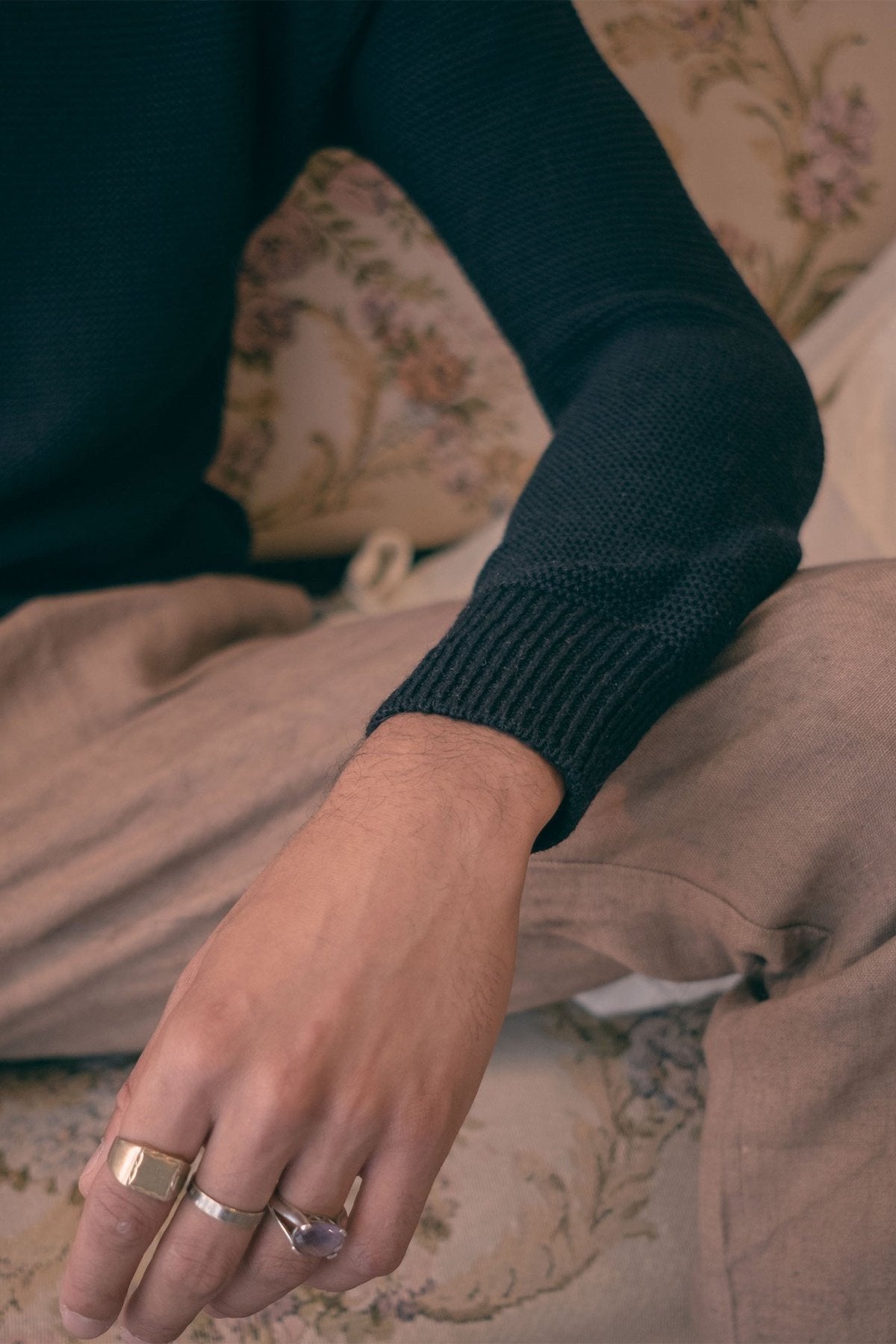 Negro Sweater Merino Crew