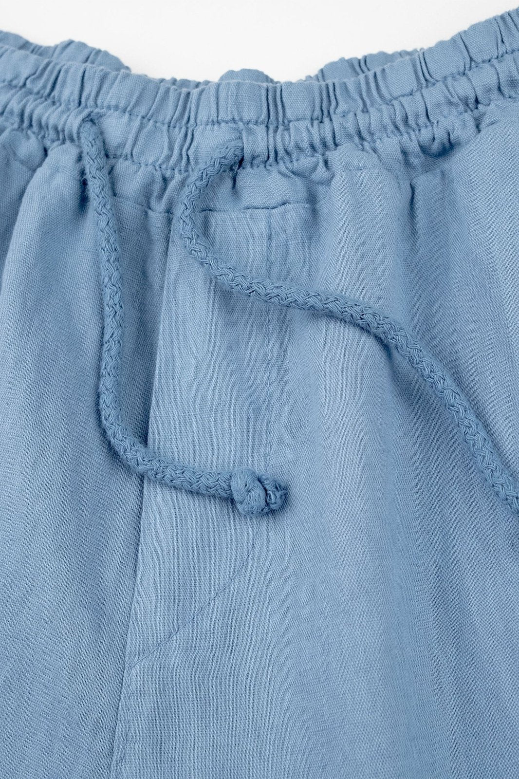Denim Pantalón de Lino