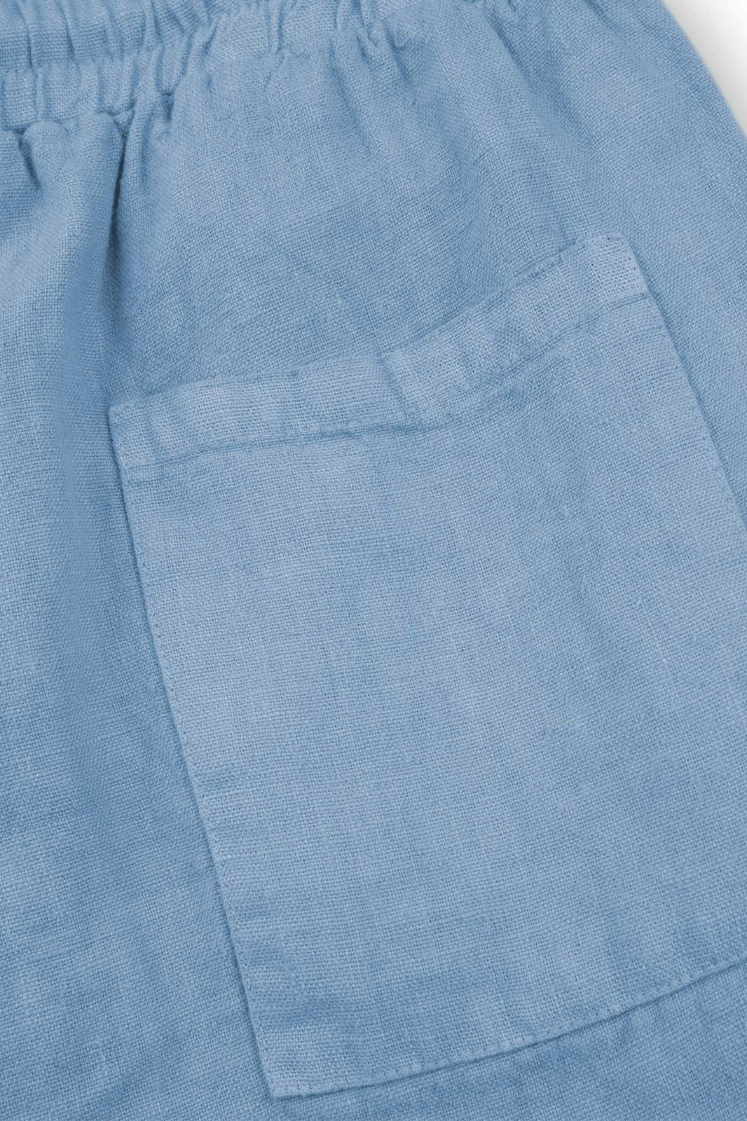 Denim Pantalón de Lino