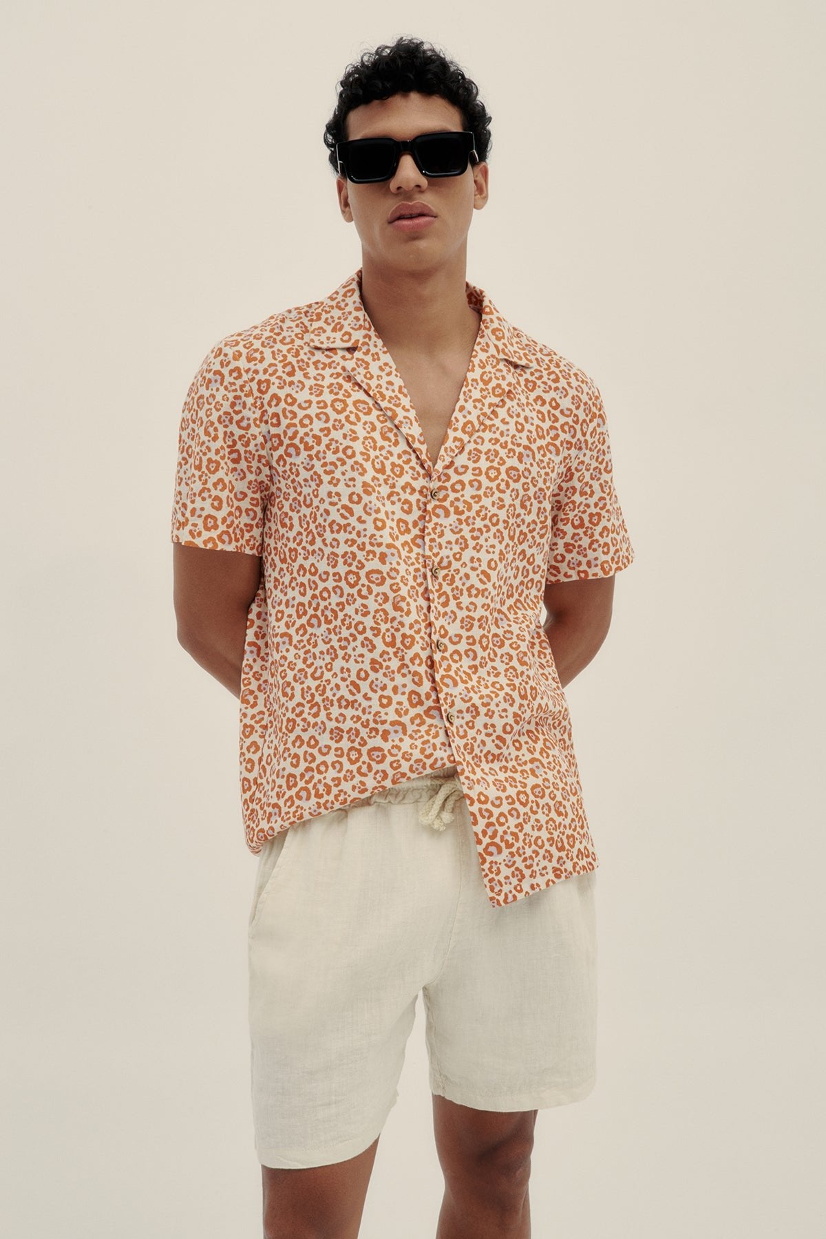 Sand Camp-Collar Shirt - Polonio