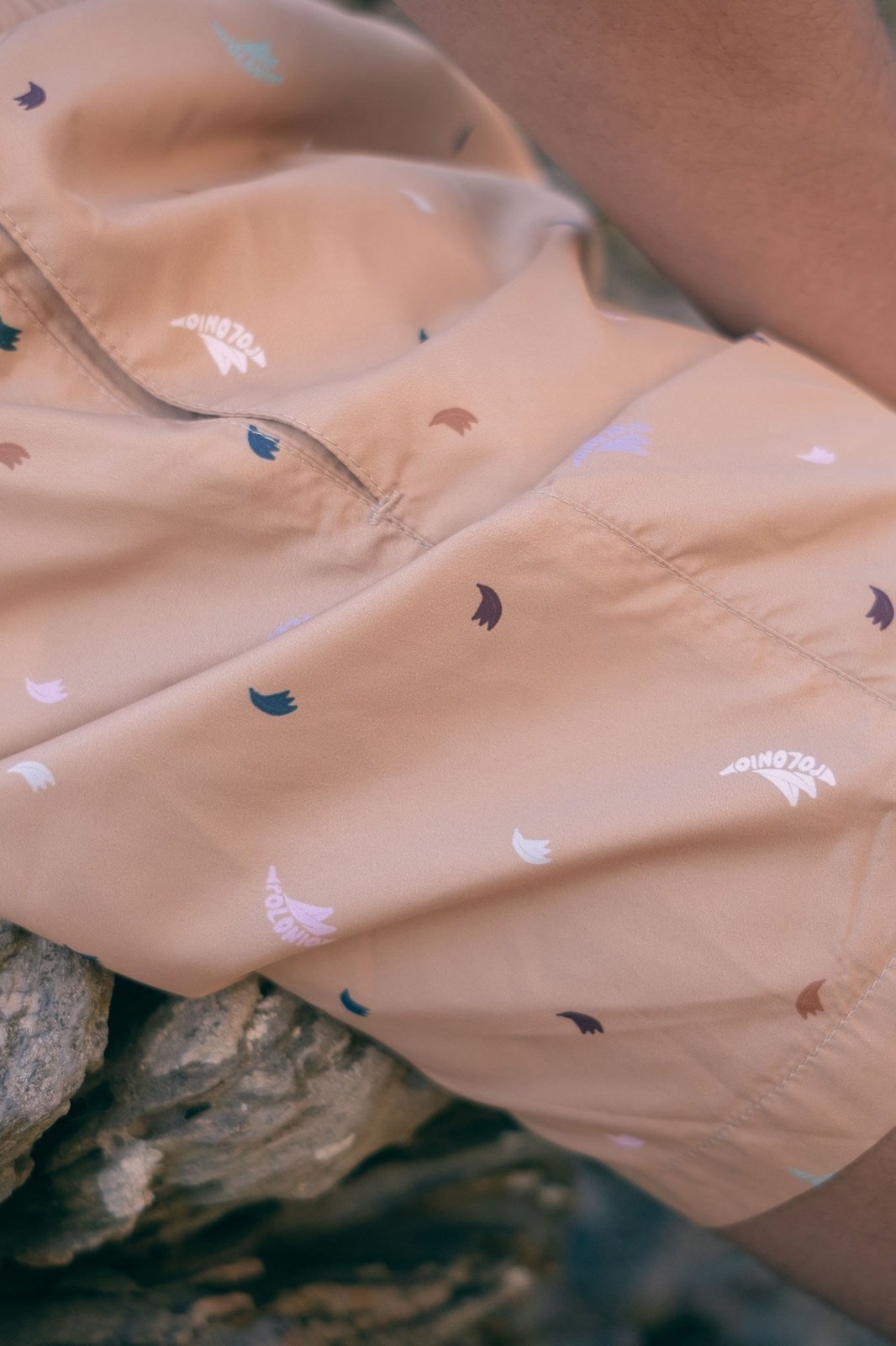 Short de Baño Runner Mini Plátanos Oro - Polonio Uruguay