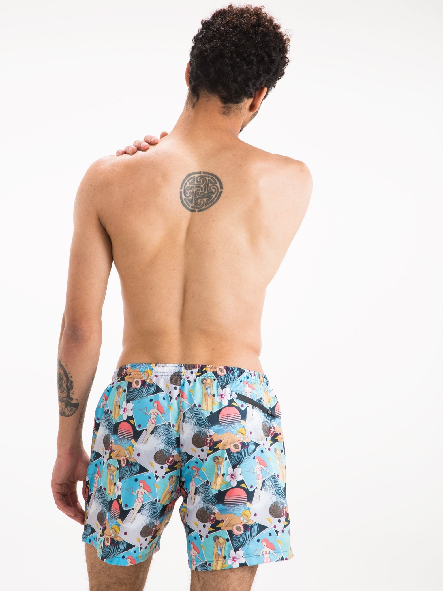 Short de Baño Runner Pin - Up - Polonio Uruguay