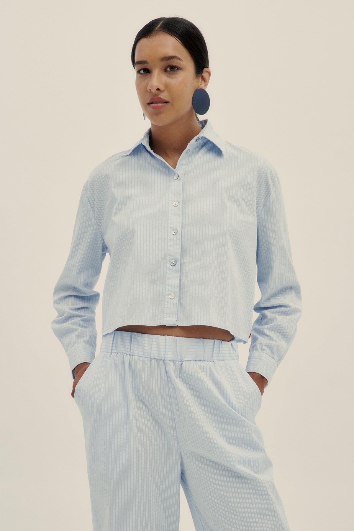 Camisa Manga Larga Pao Cielo - Polonio Uruguay