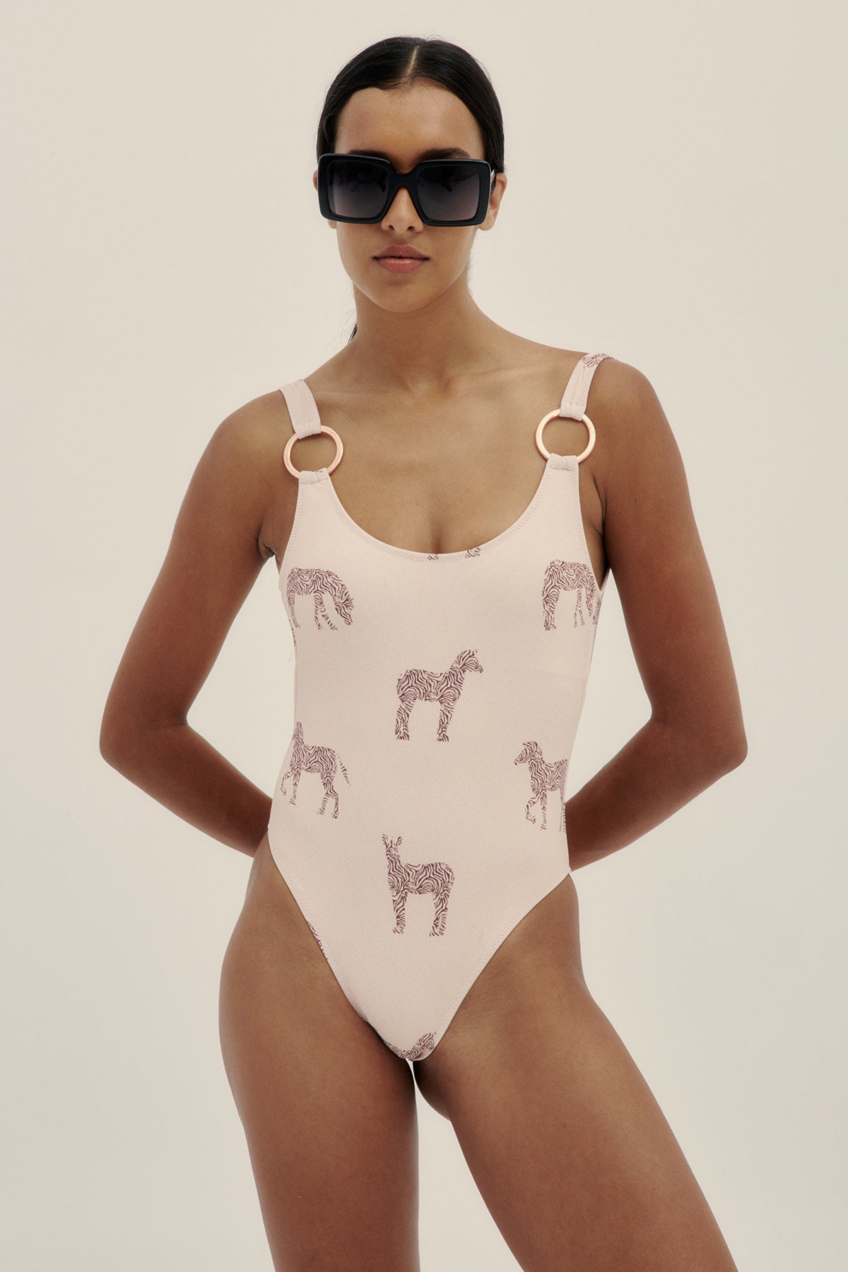 Zebra 80's Ring One Piece - Polonio