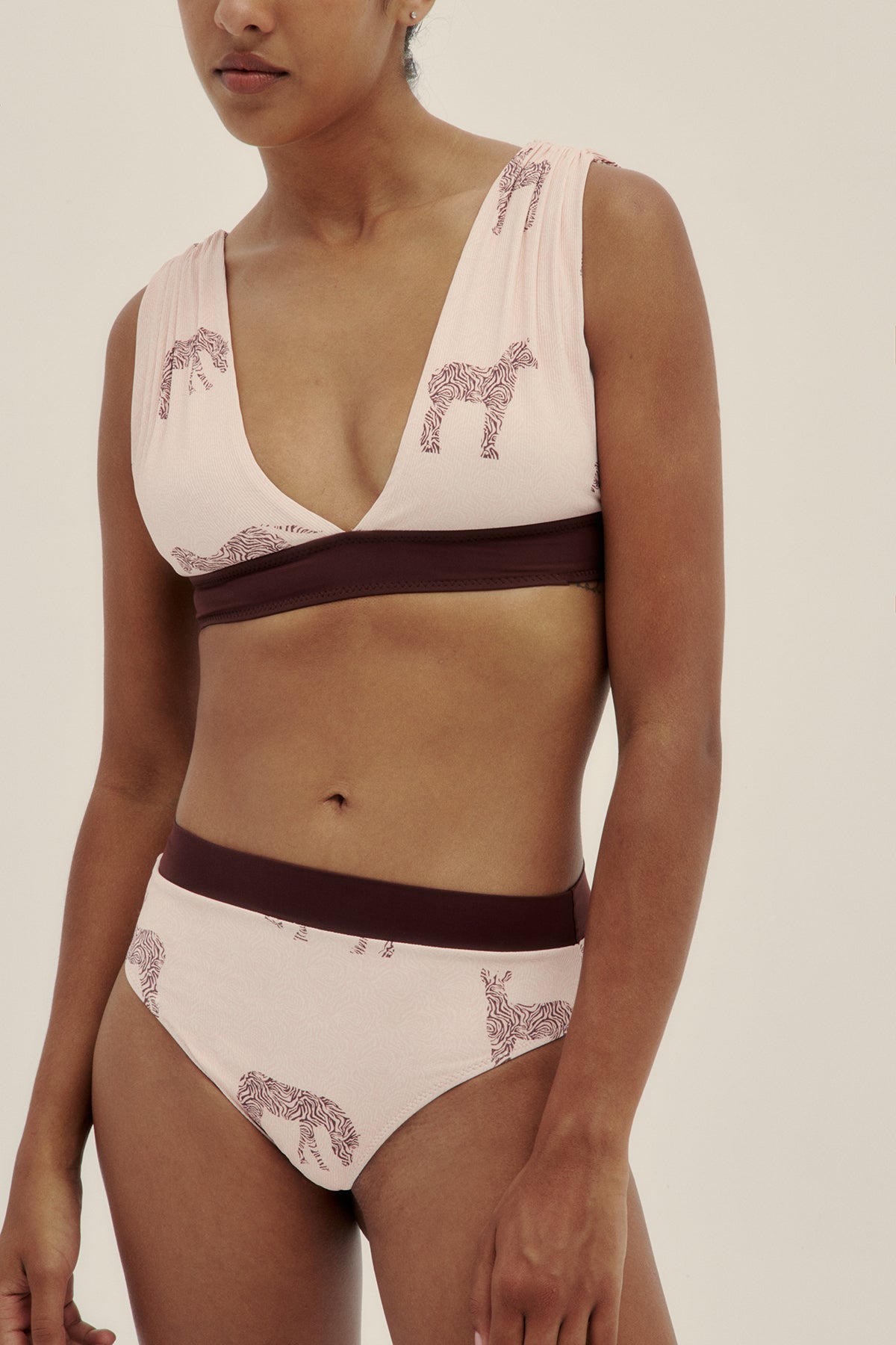 Zebra Nicky Bikini Bottom - Polonio