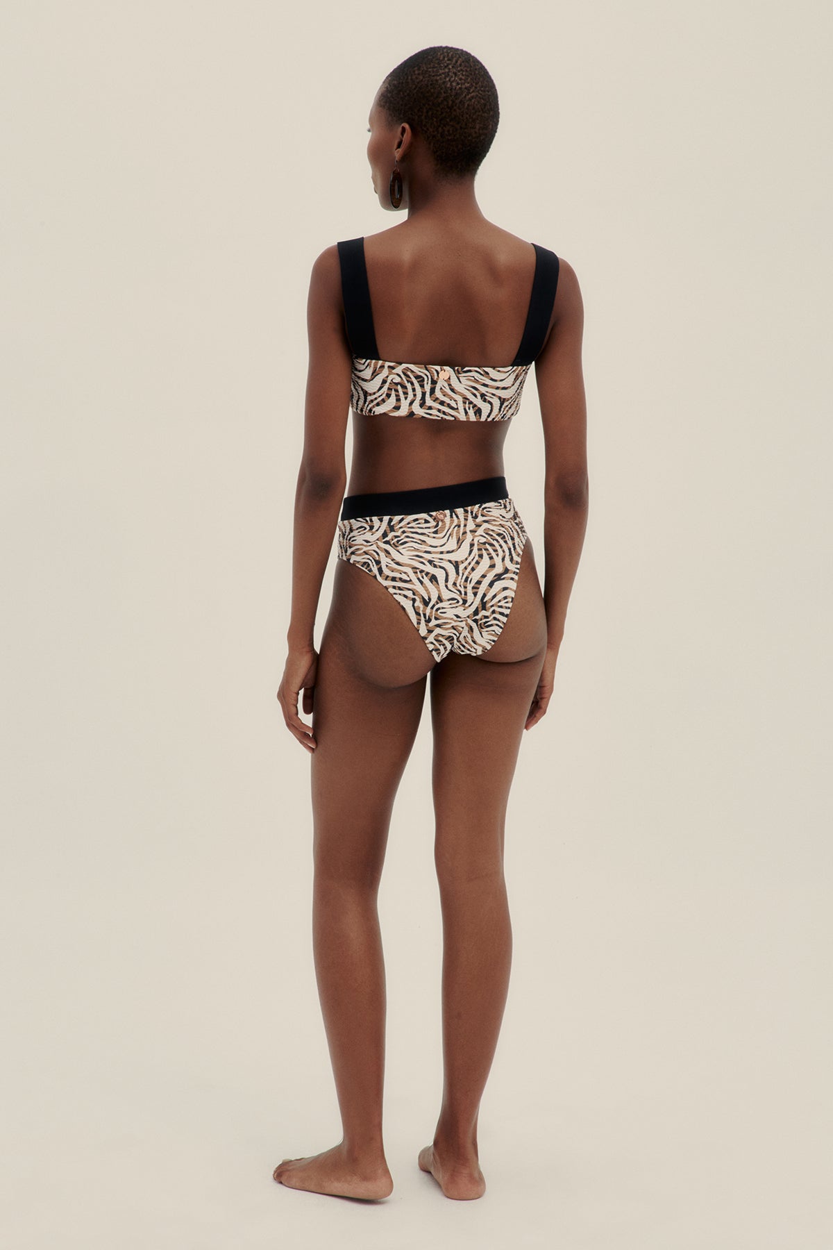 Zebra Striped Emma Top - Polonio