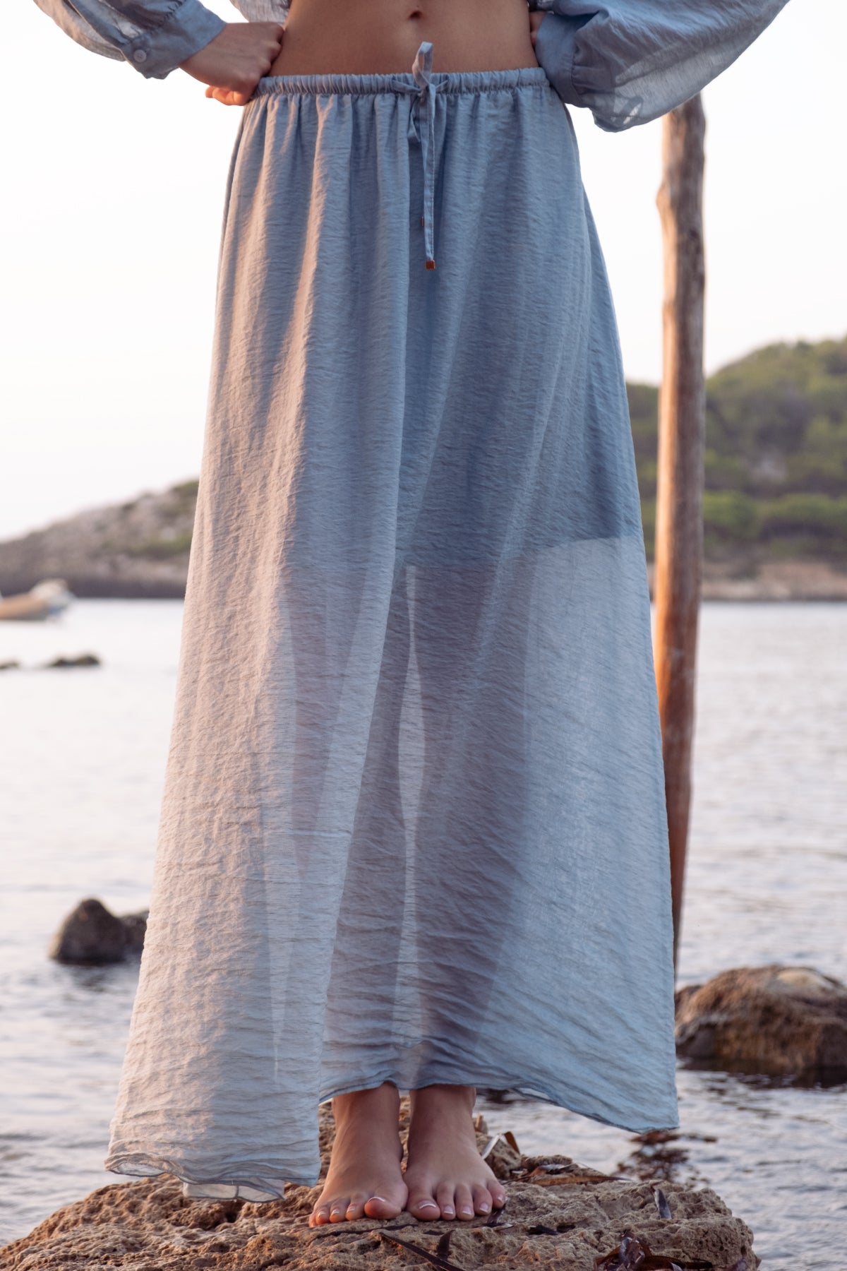 Falda Abby Aqua