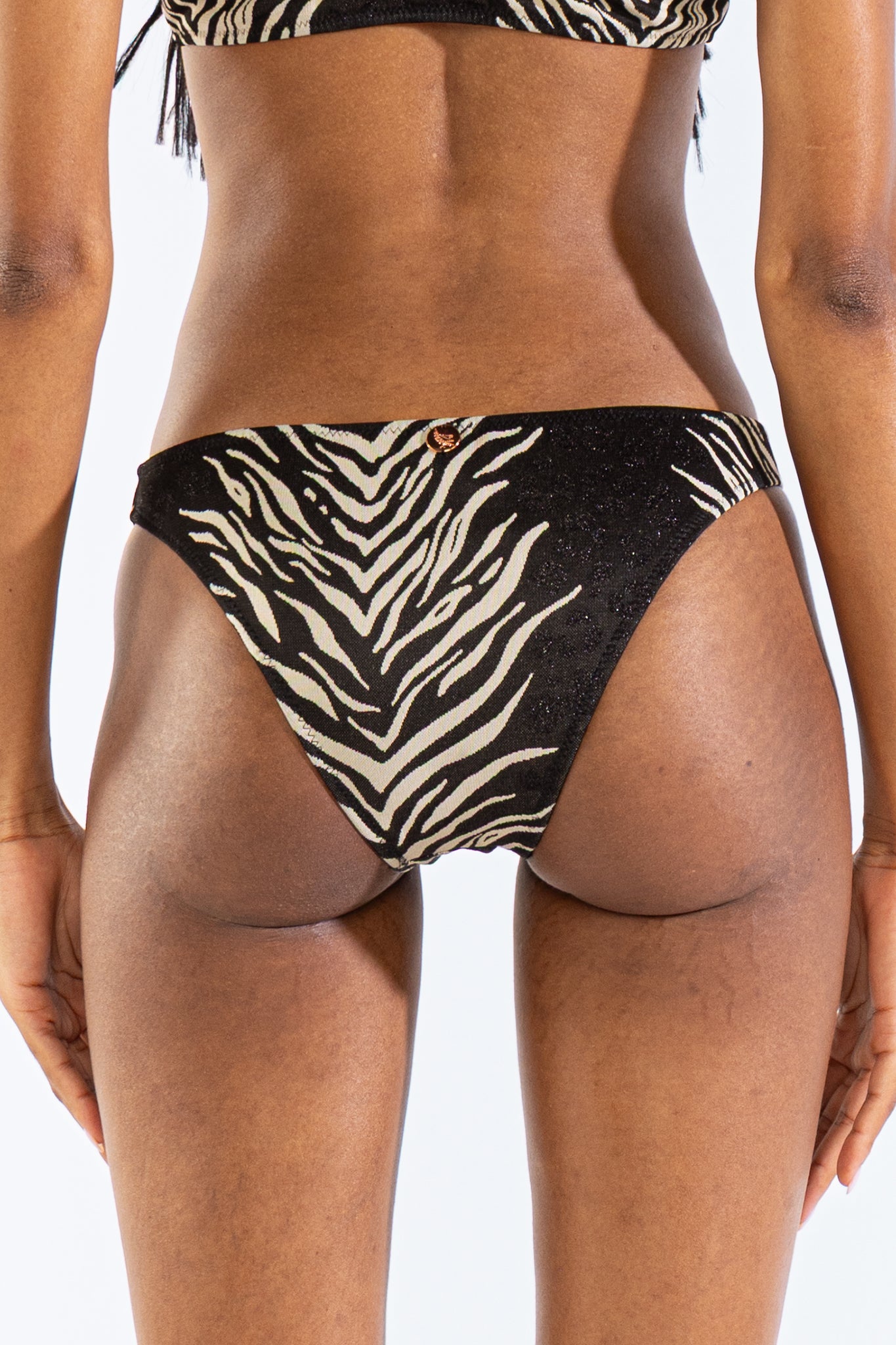 Bottom Bikini Ring Feline Black