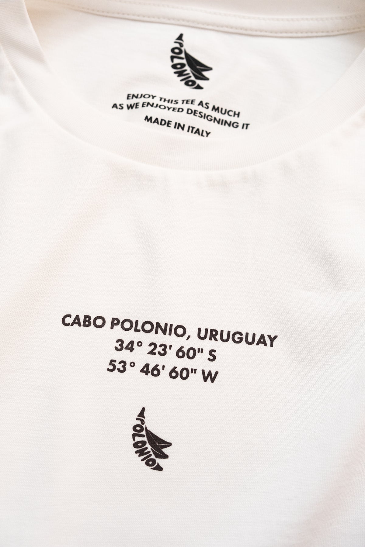 Cabo Polonio Tee Blanco T-Shirt Polonio UY