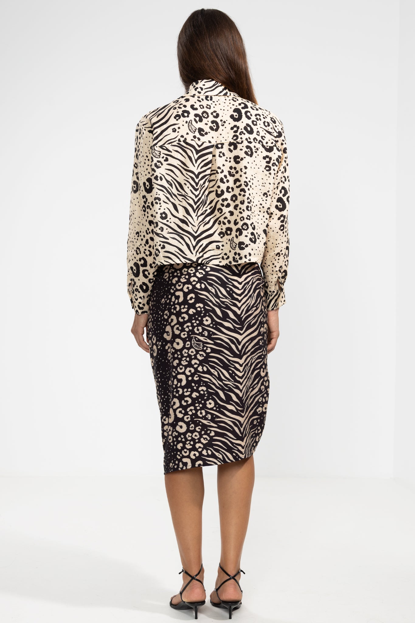 Lara Shirt Feline Crema