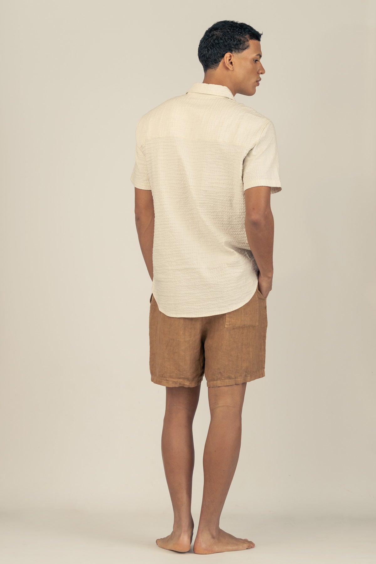Camisa Manga Corta Fede Cream