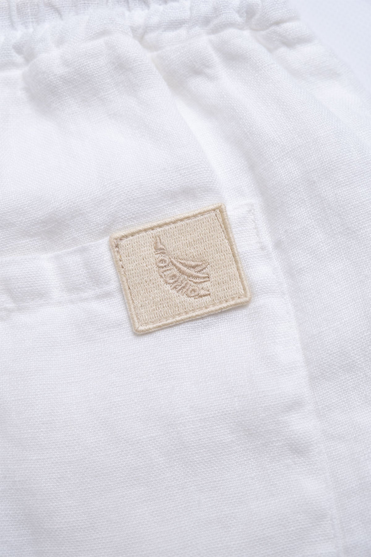 Premium Linen Shorts blanco xxl