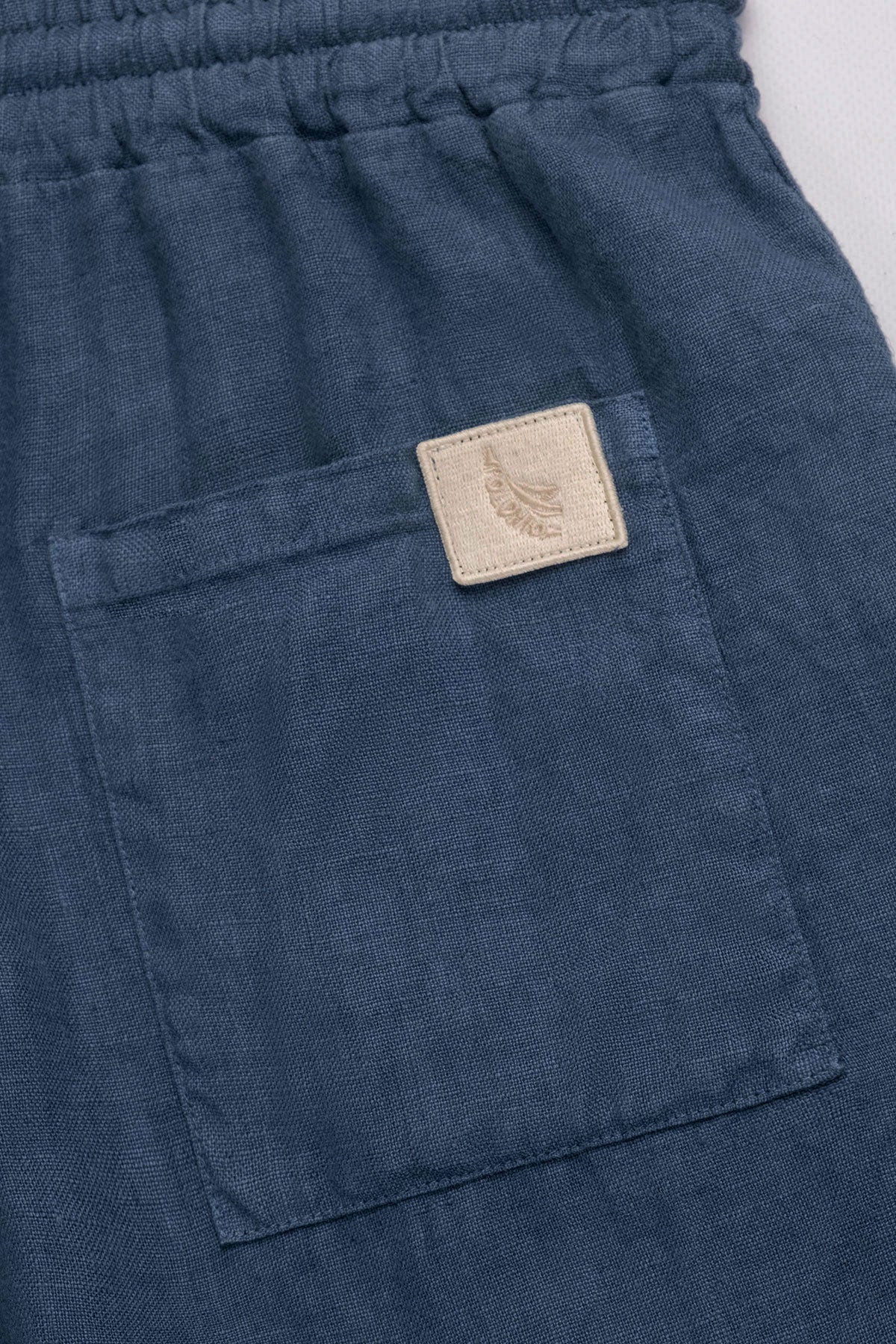 Premium Linen Shorts azul marino xxl