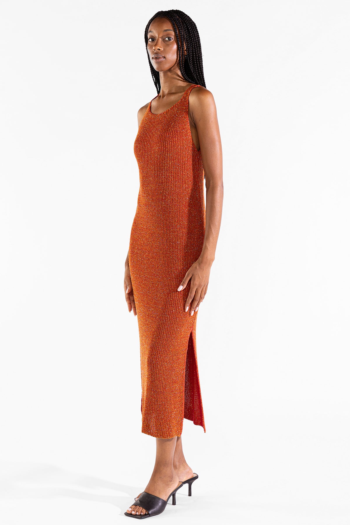 Vestido Eli Tejido Lurex Sol Vestidos y Monos Polonio UY