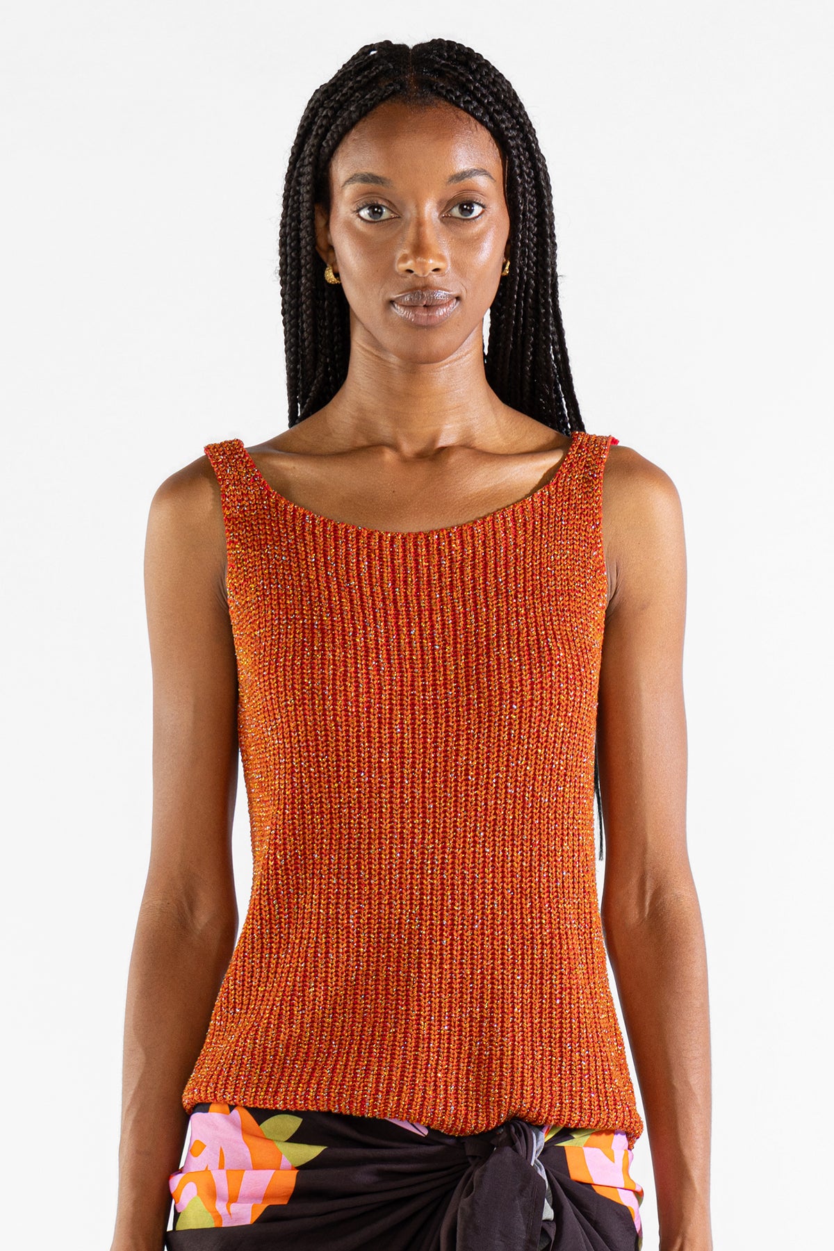 Eli Top Tejido Lurex Sol Tops y Camisas Polonio UY