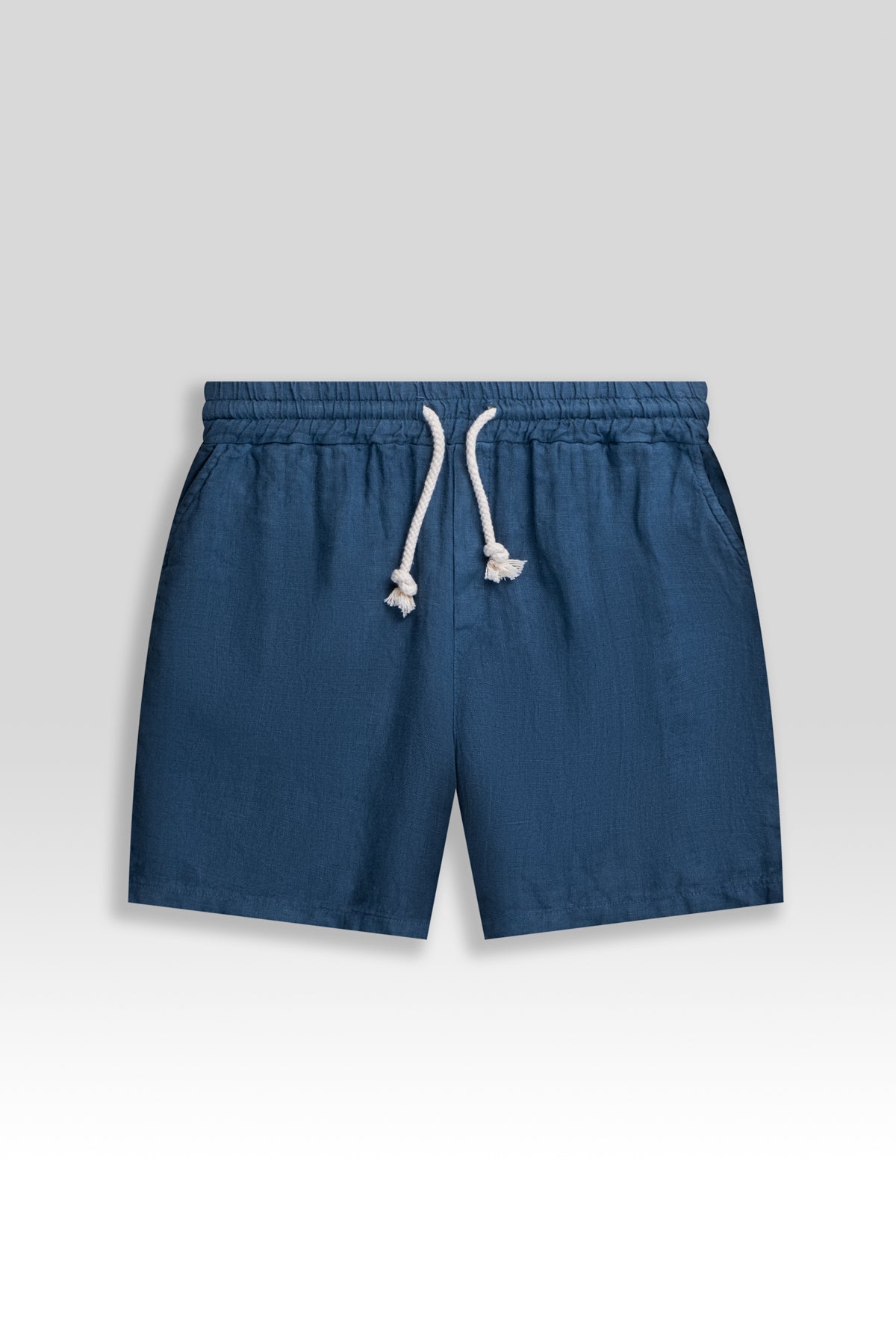 Premium Linen Shorts azul marino s