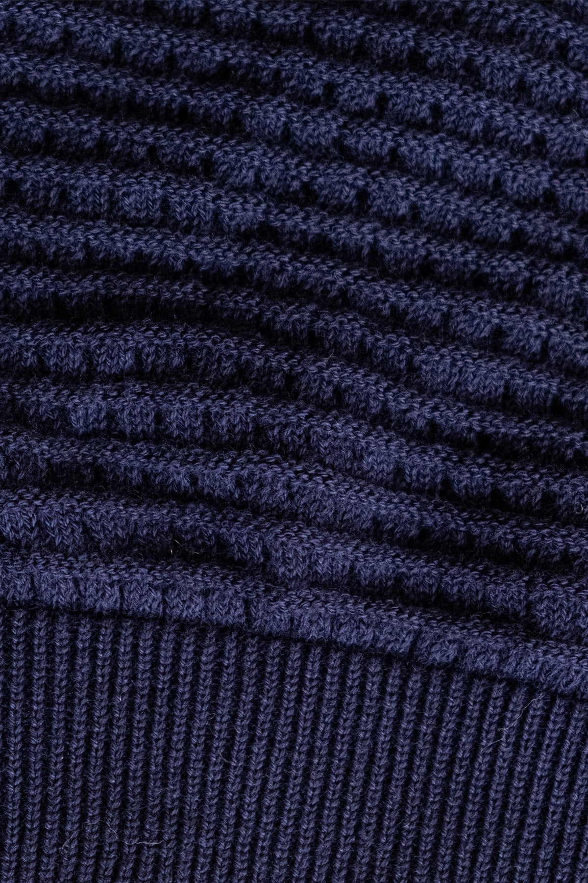 Button Down Knitted Shirt Navy Camisas Polonio UY