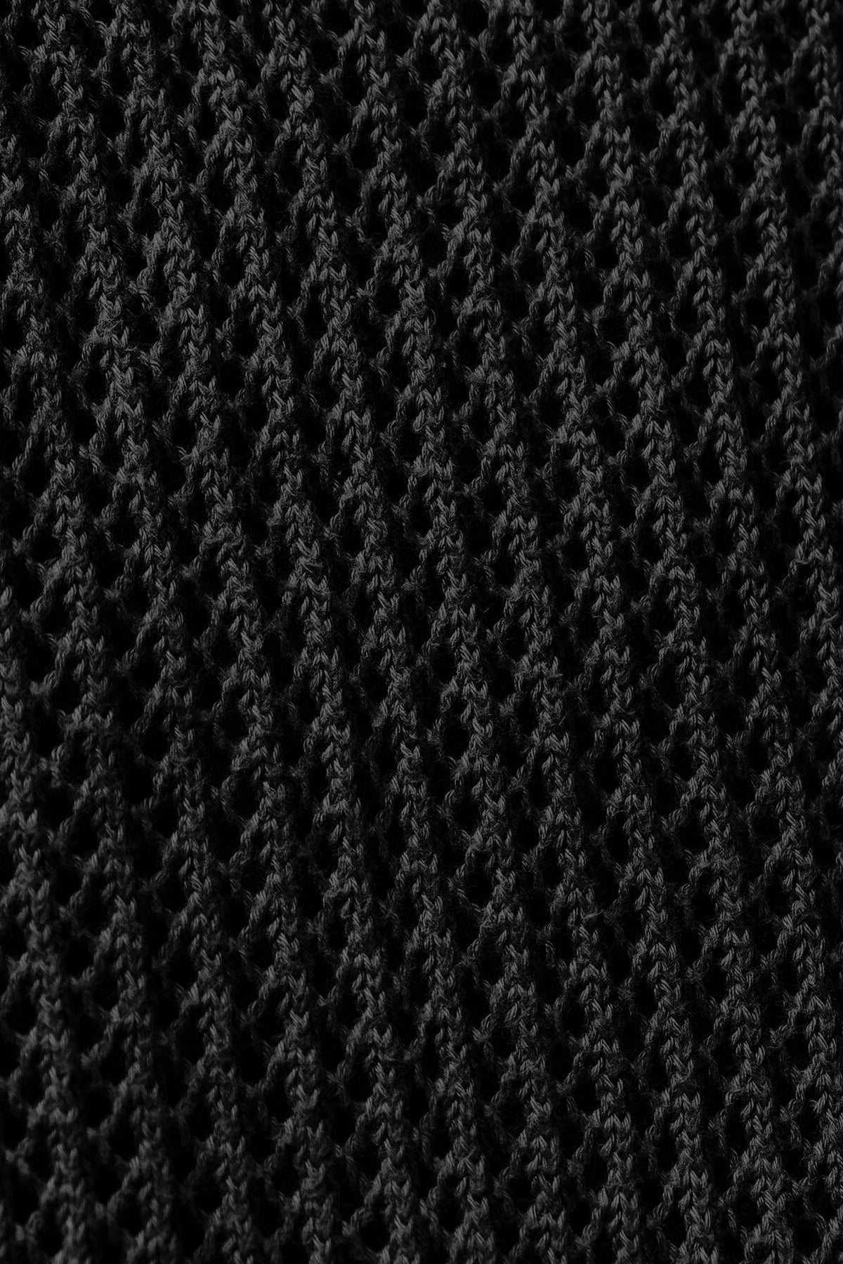 Long Sleeve Knitted Shirt Black Camisas Polonio UY