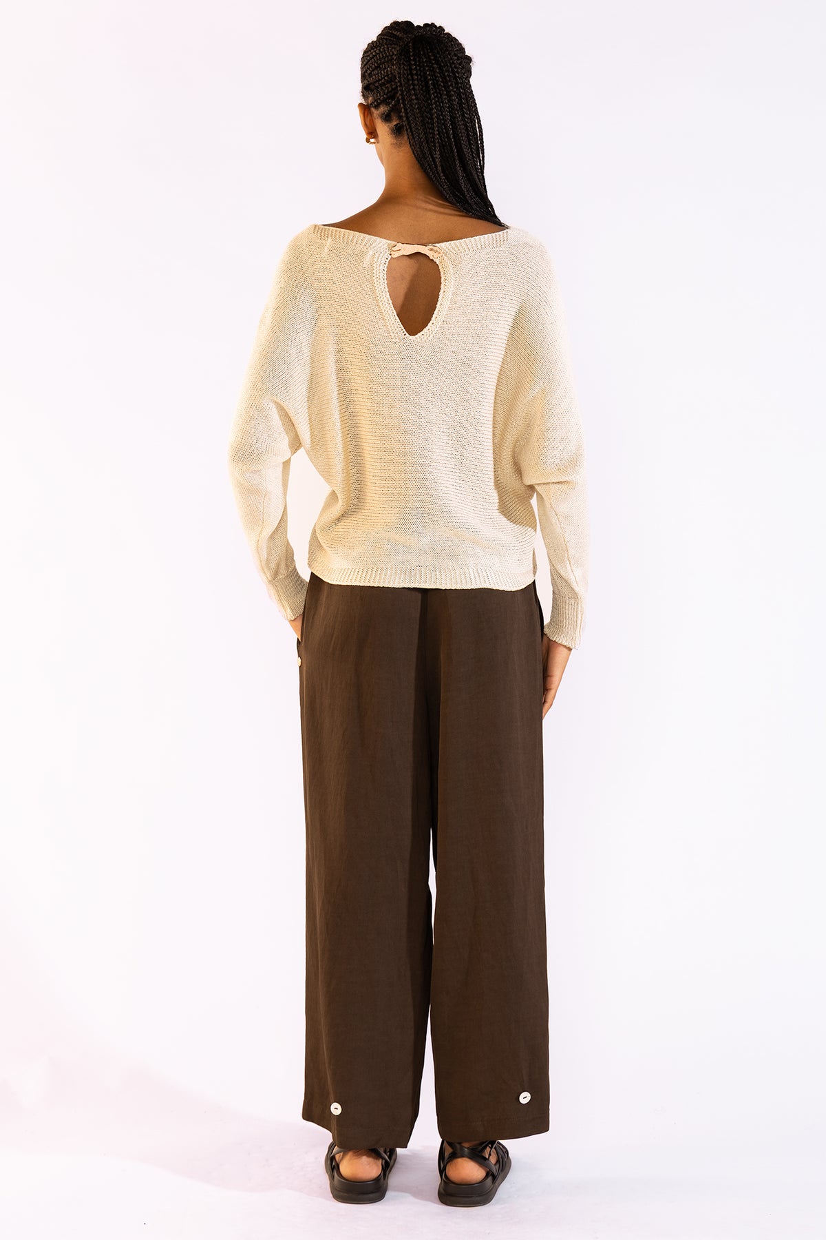 Lu Tiger Sweater Crema