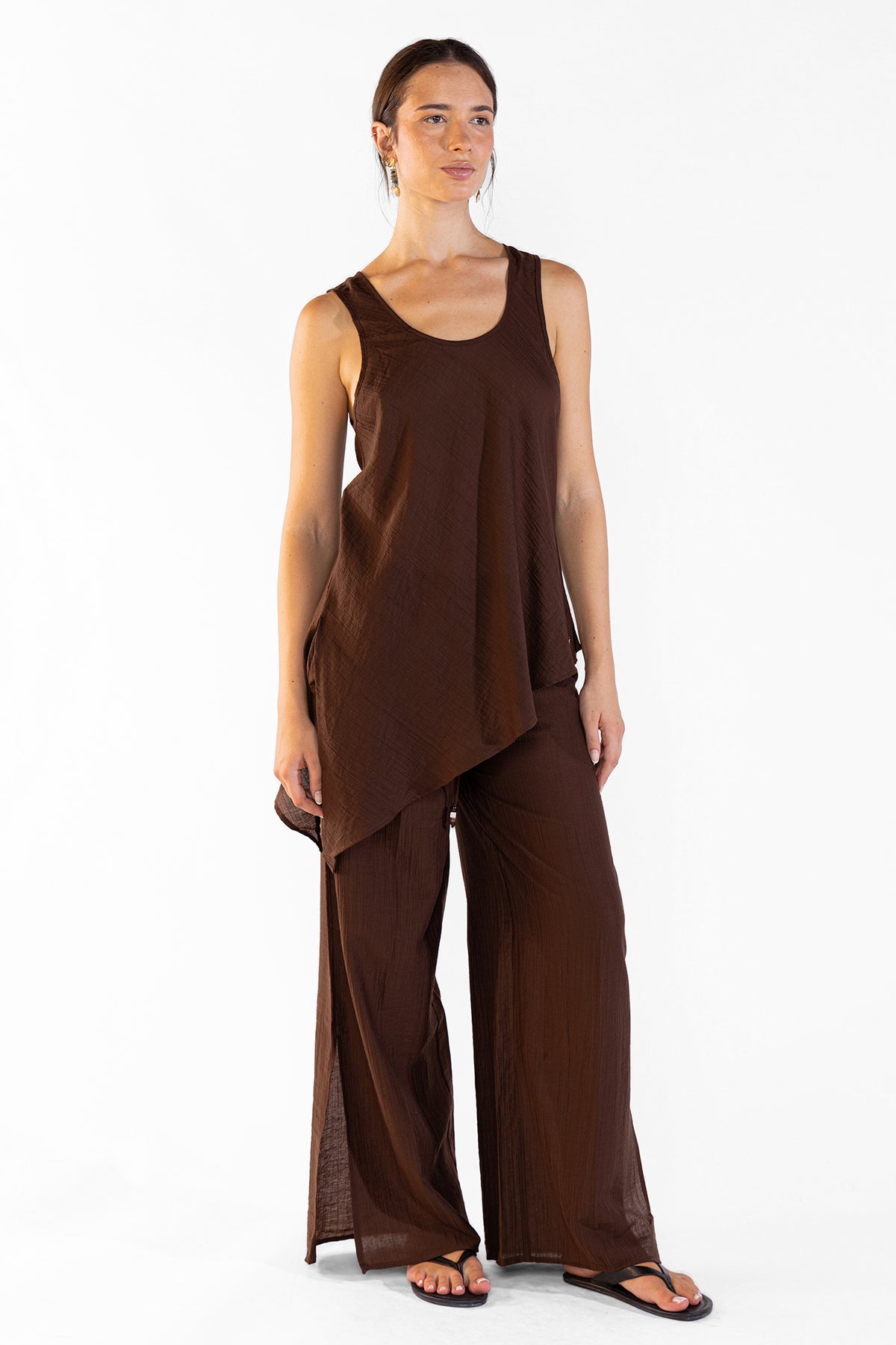 Pantalón Mila Choco Pantalon Polonio UY