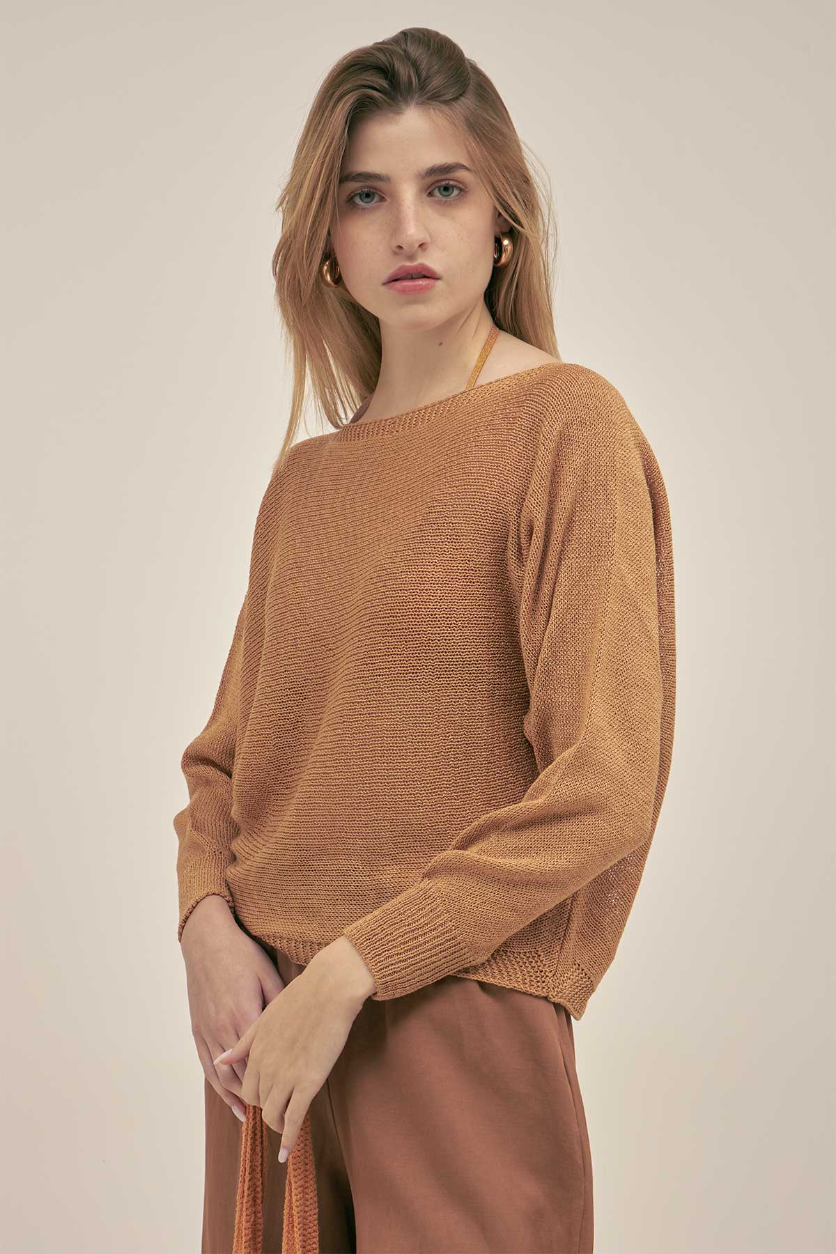 Lu Ring Sweater Camel