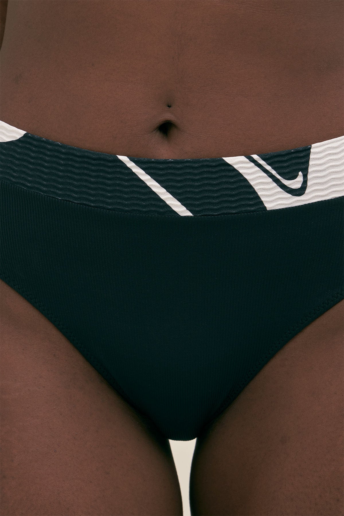 Bottom Bikini Angie Rib Negro