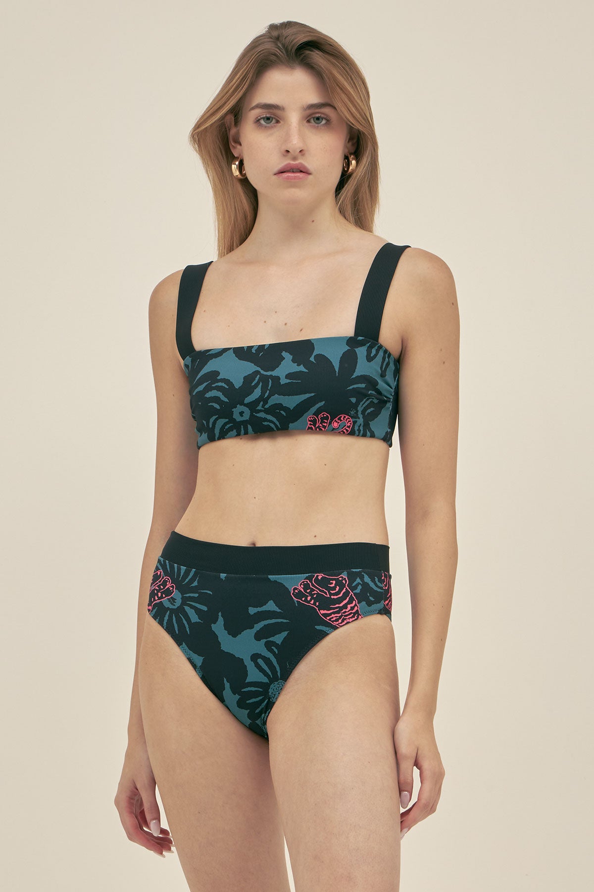 Top Bikini Emma Jungle Petrol