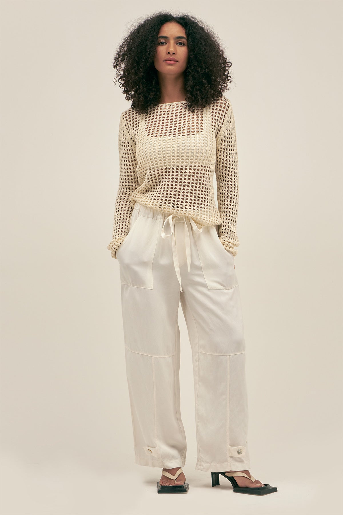 Pantalón Workwear Crema