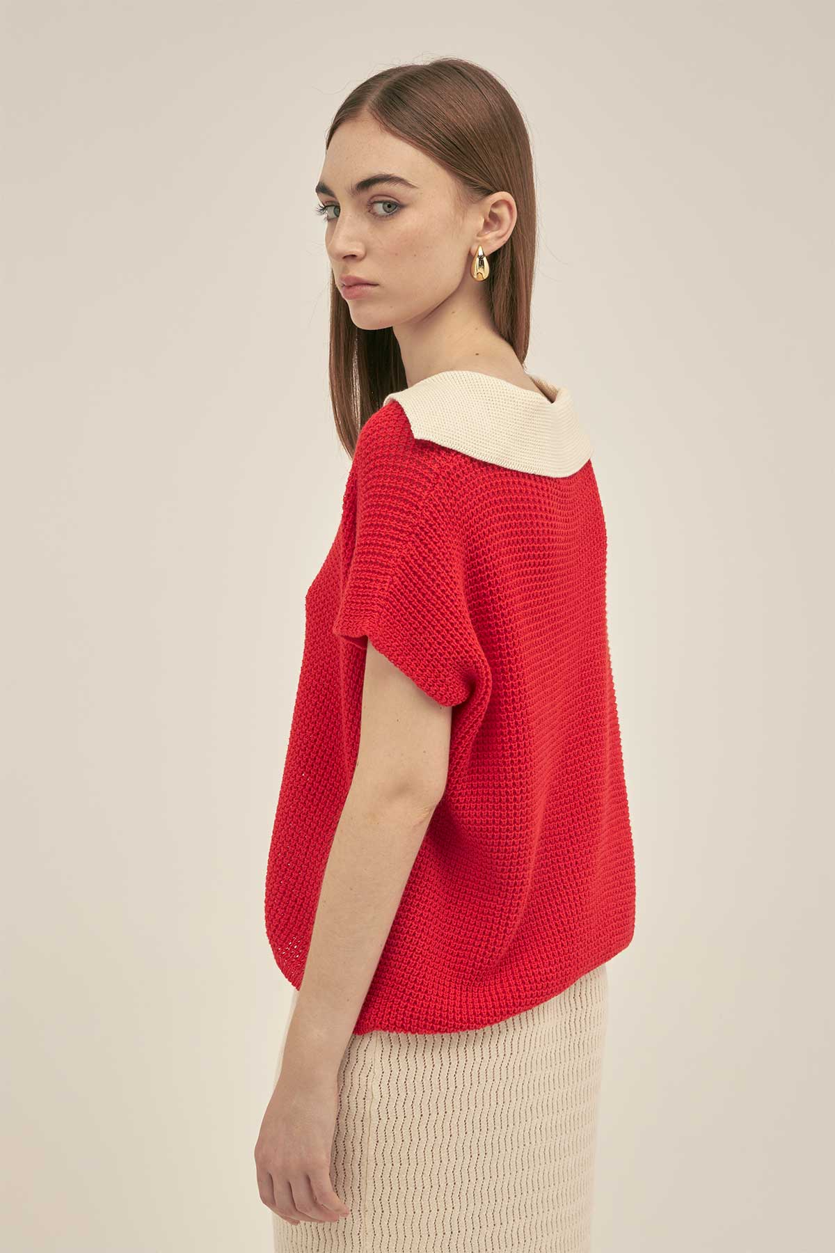 Lu Knit Top rojo 1