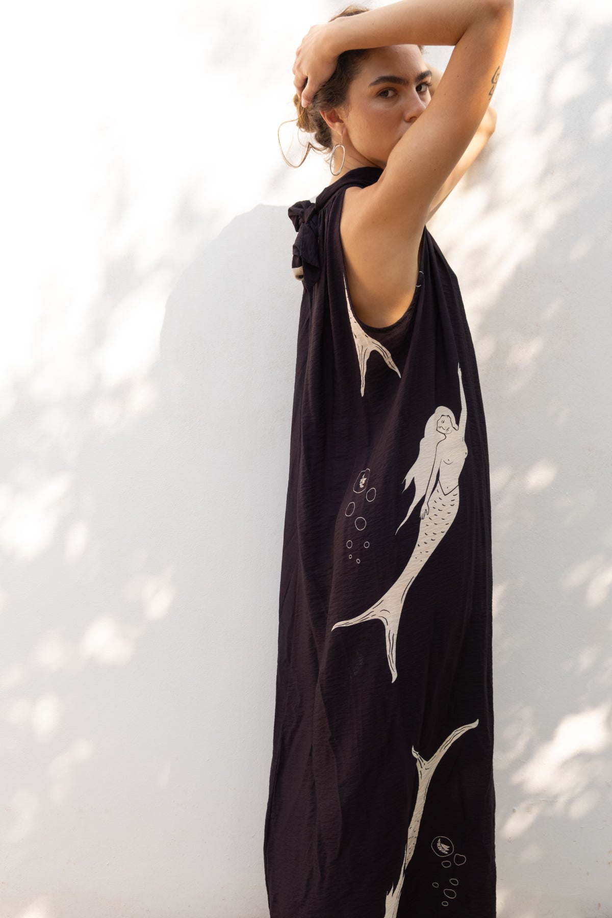 Vestido Halter Michu Mermaid Black