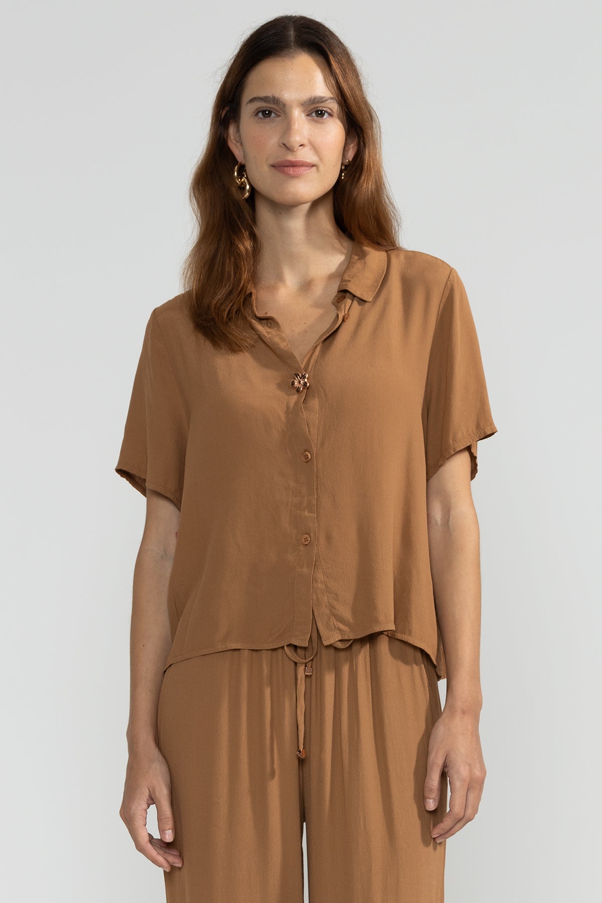 Camisa Manga Corta Terra