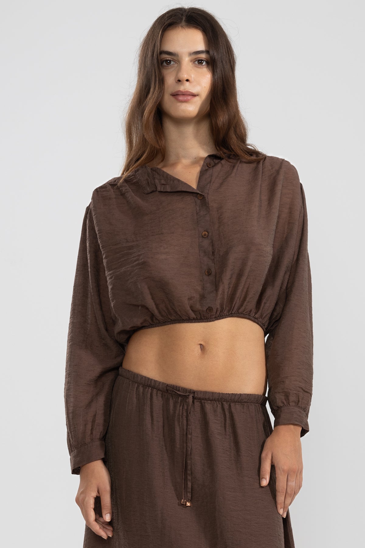 Camisa Abby Choco