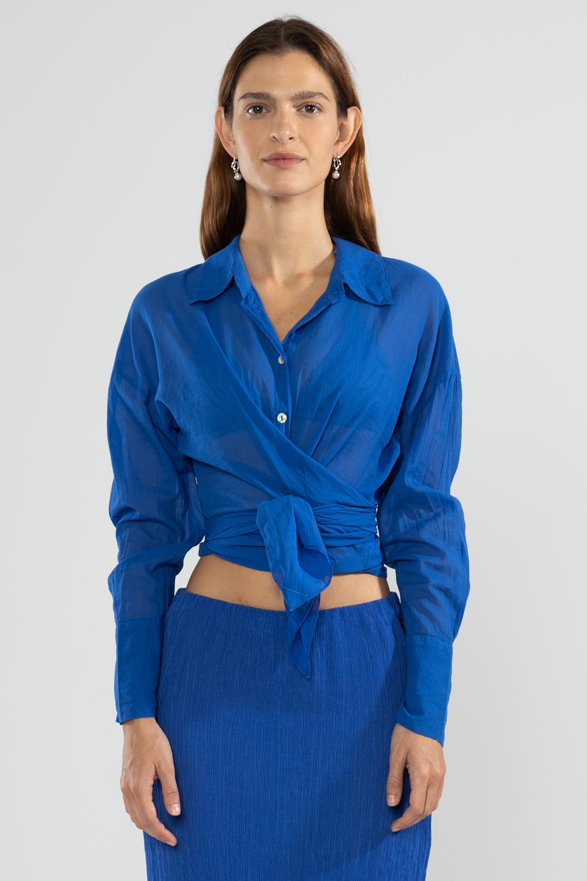 Camisa Fefe Azul
