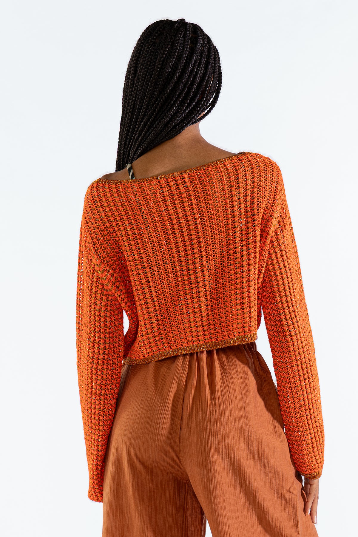 Crop Sweater Sol Tops y Camisas Polonio UY
