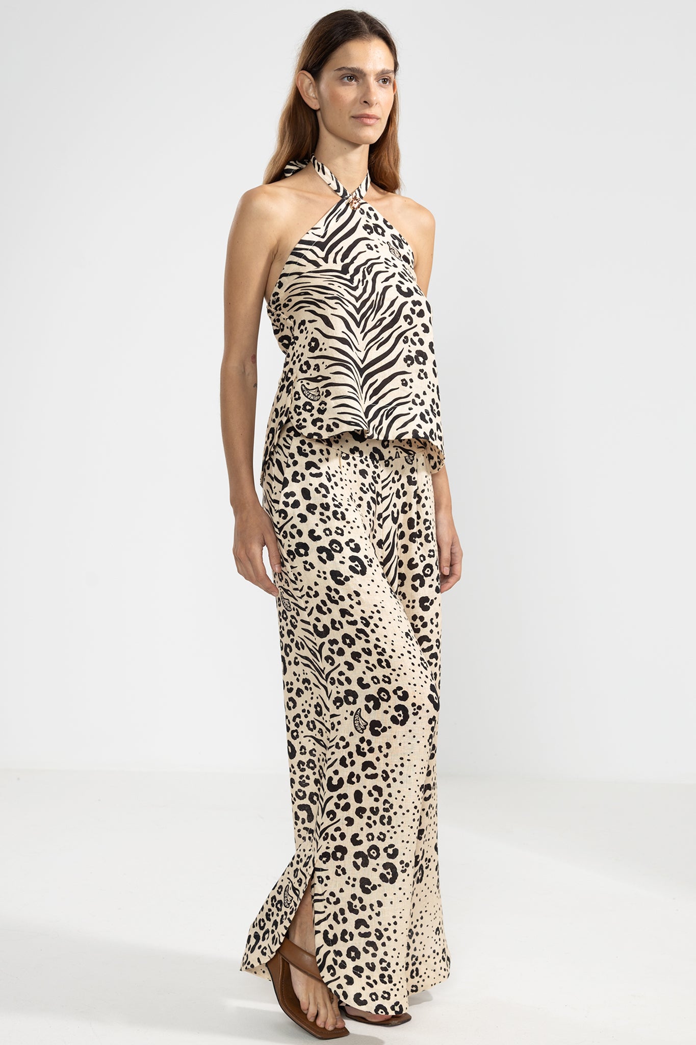 Vale Pants Feline Crema