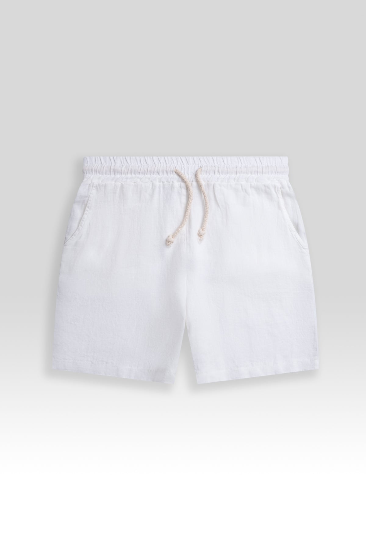 Premium Linen Shorts blanco s